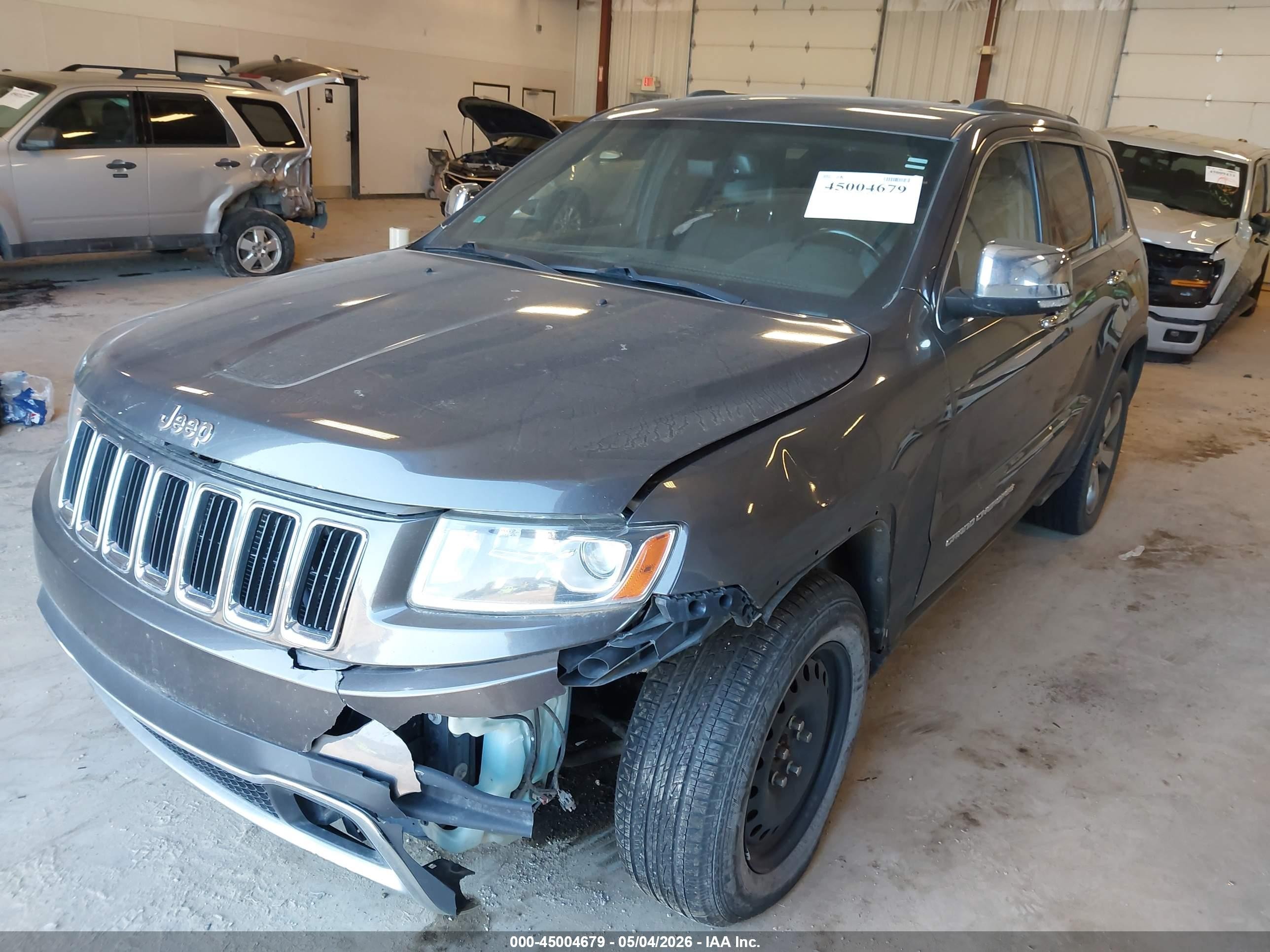 2014 Jeep Grand Cherokee Limited Gray vin: 1C4RJFBGXEC136028