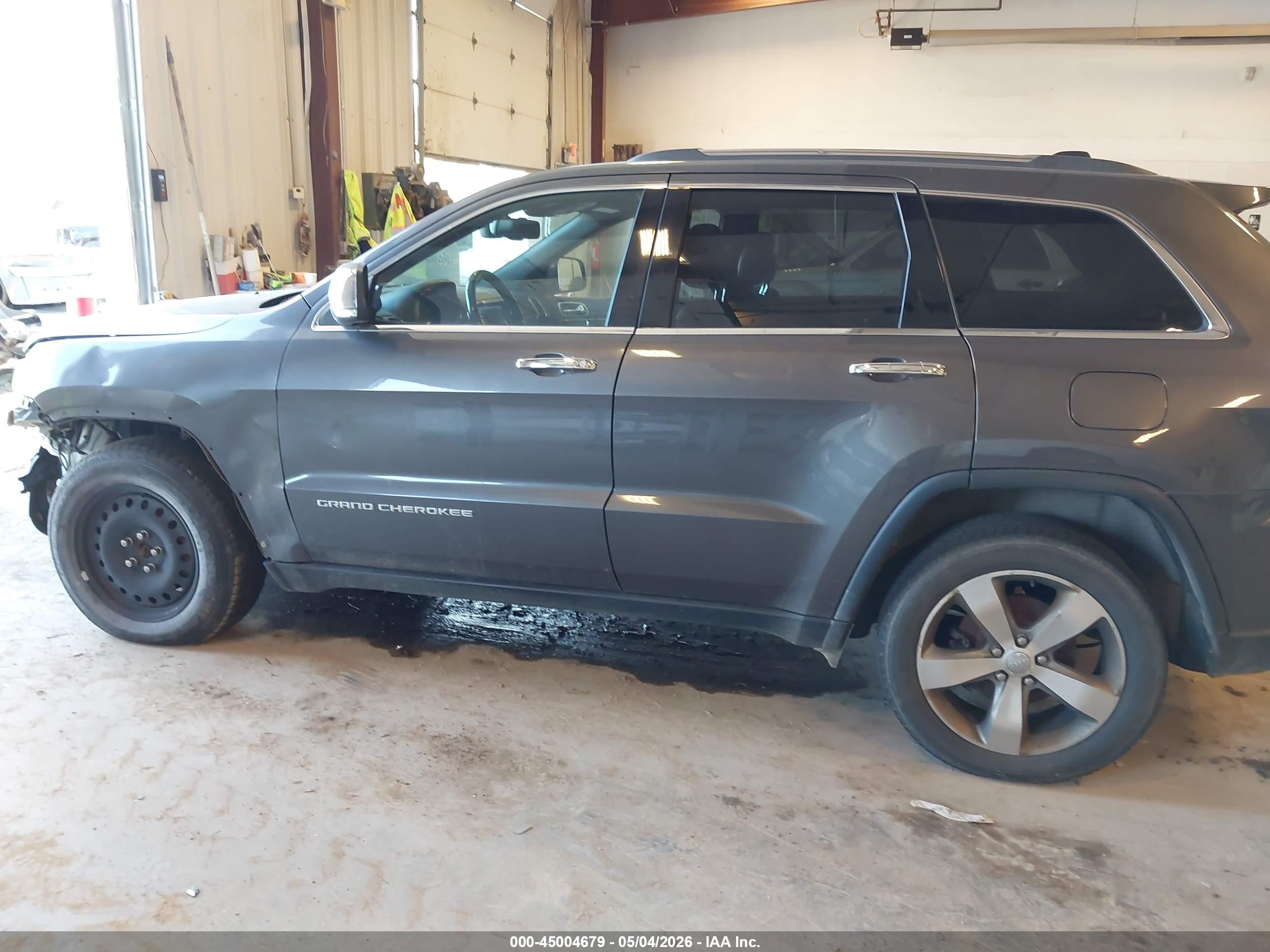 2014 Jeep Grand Cherokee Limited Gray vin: 1C4RJFBGXEC136028