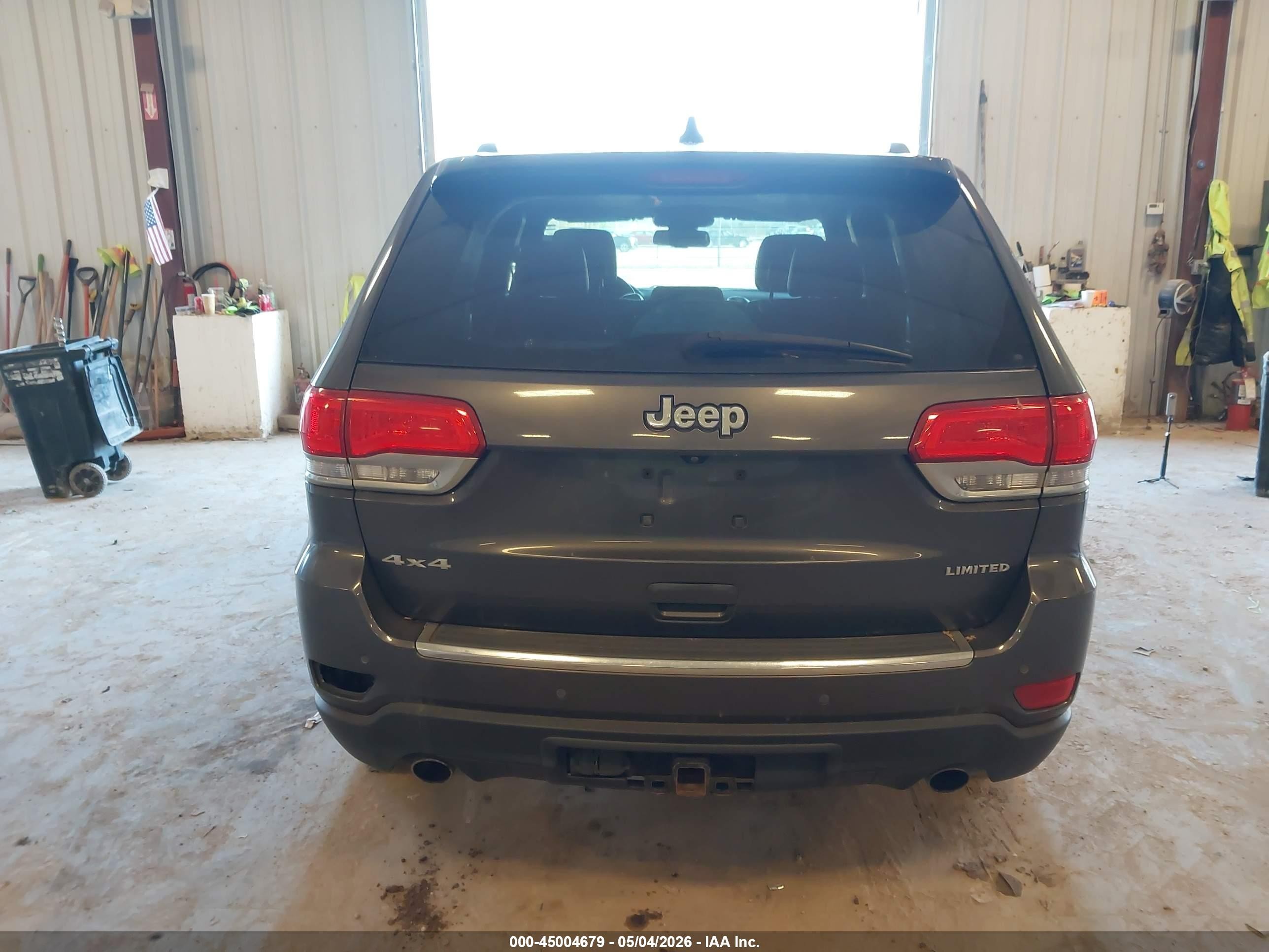 2014 Jeep Grand Cherokee Limited Gray vin: 1C4RJFBGXEC136028