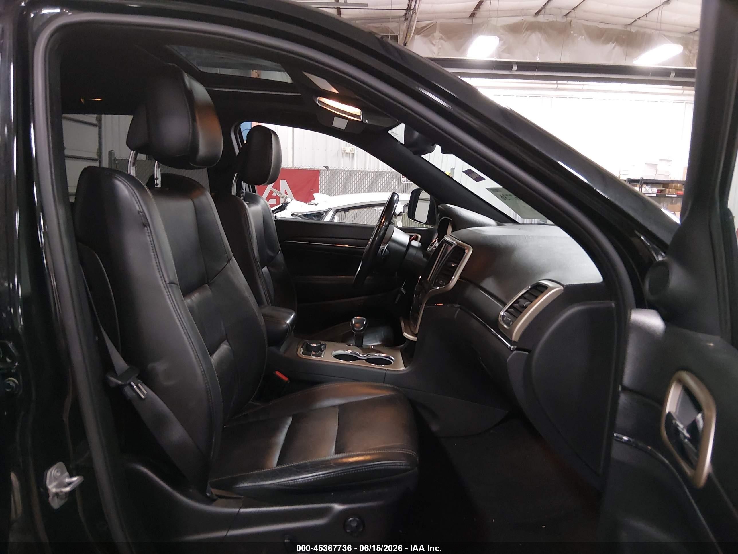 2014 Jeep Grand Cherokee Limited Black vin: 1C4RJFBGXEC136093