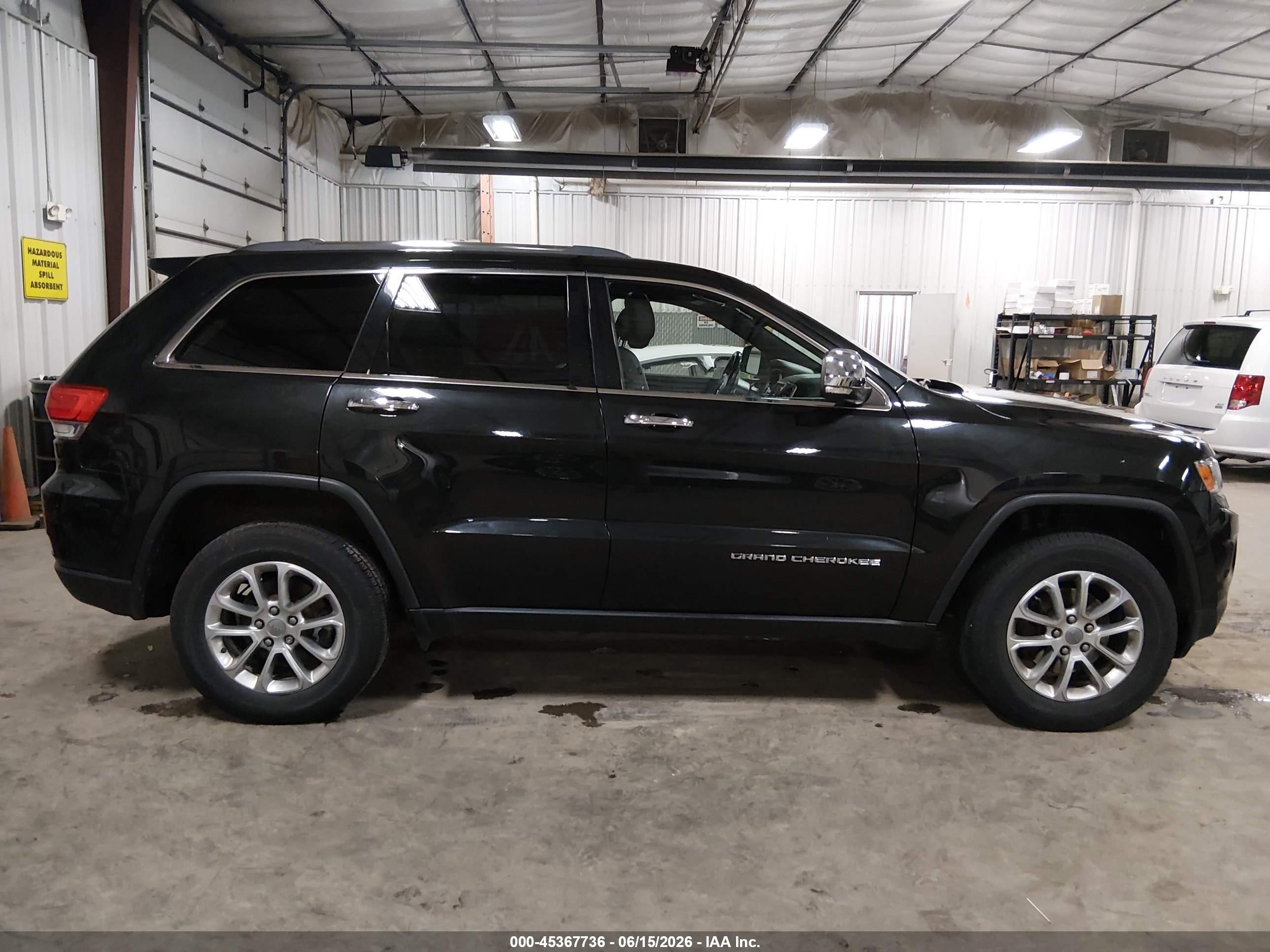 2014 Jeep Grand Cherokee Limited Black vin: 1C4RJFBGXEC136093