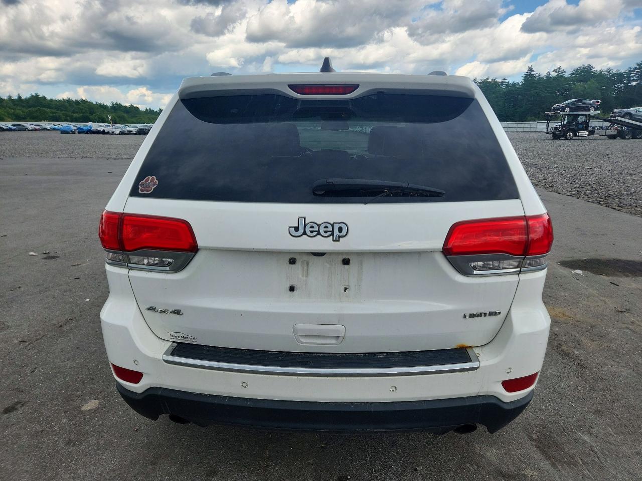 2014 Jeep Grand Cherokee Limited White vin: 1C4RJFBGXEC159616