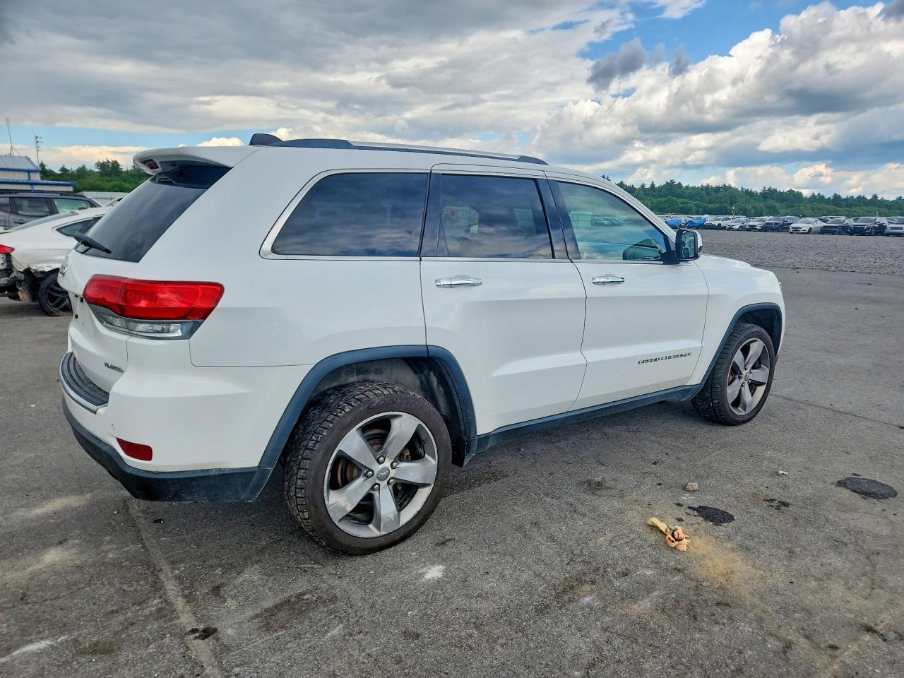 2014 Jeep Grand Cherokee Limited White vin: 1C4RJFBGXEC159616