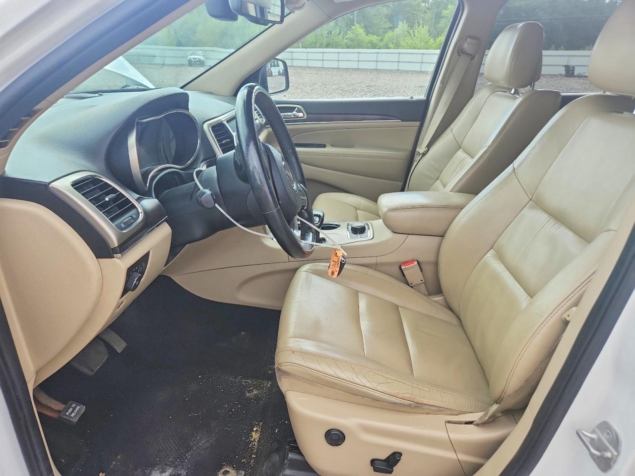 2014 Jeep Grand Cherokee Limited White vin: 1C4RJFBGXEC159616