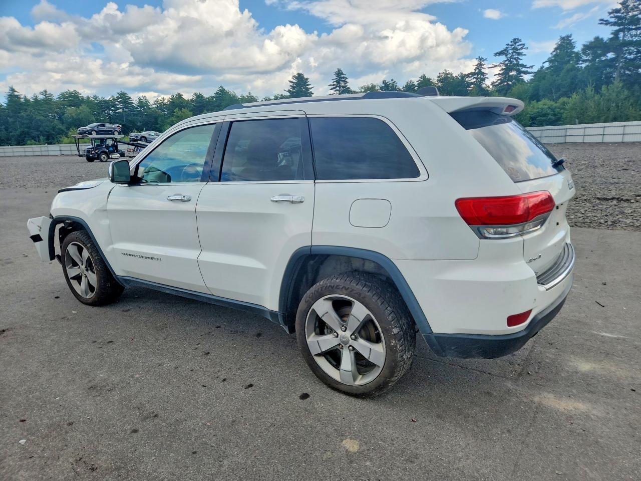 2014 Jeep Grand Cherokee Limited White vin: 1C4RJFBGXEC159616