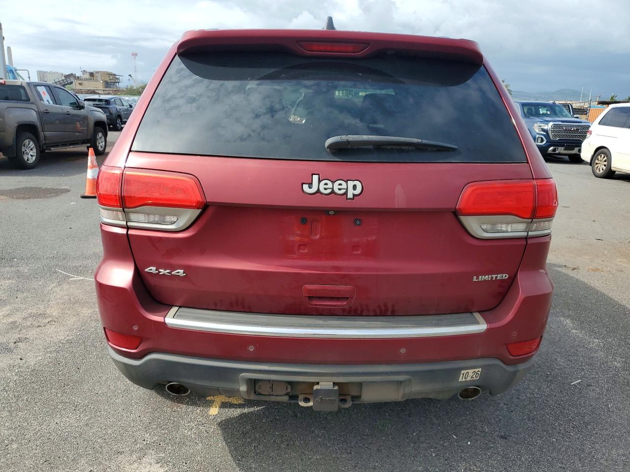 2014 Jeep Grand Cherokee Limited Red vin: 1C4RJFBGXEC190106
