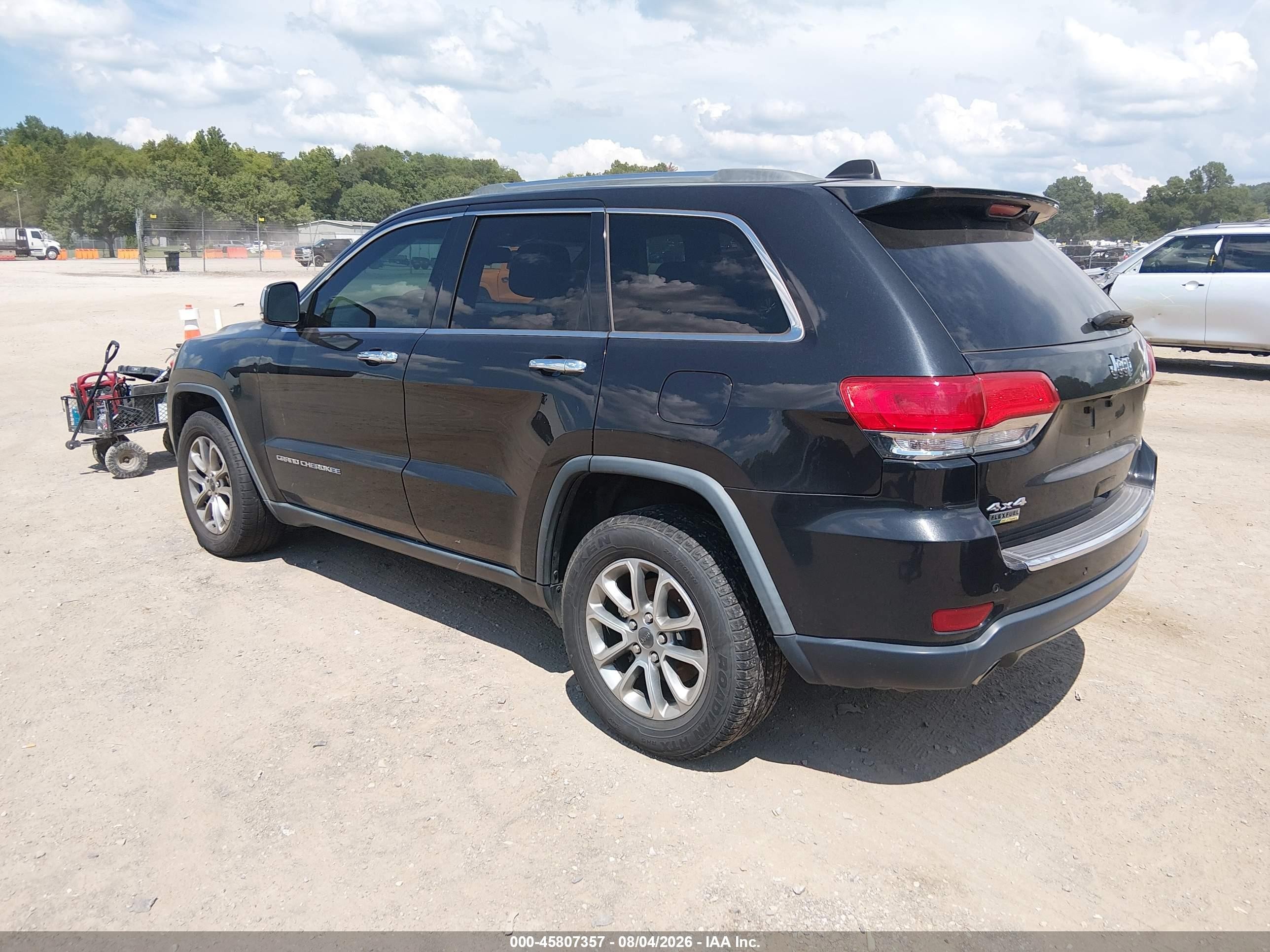 2014 Jeep Grand Cherokee Limited Black vin: 1C4RJFBGXEC199811