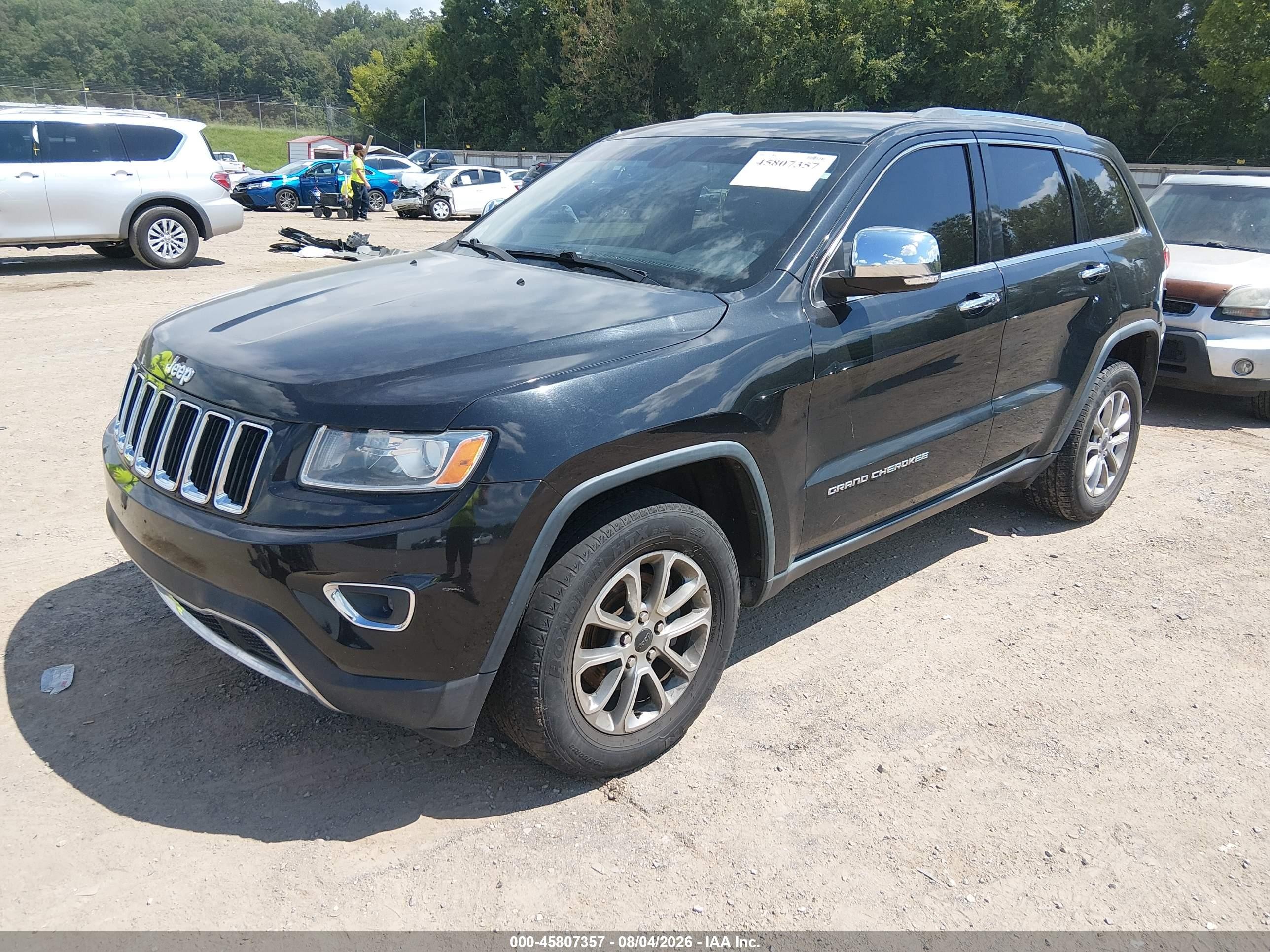2014 Jeep Grand Cherokee Limited Black vin: 1C4RJFBGXEC199811