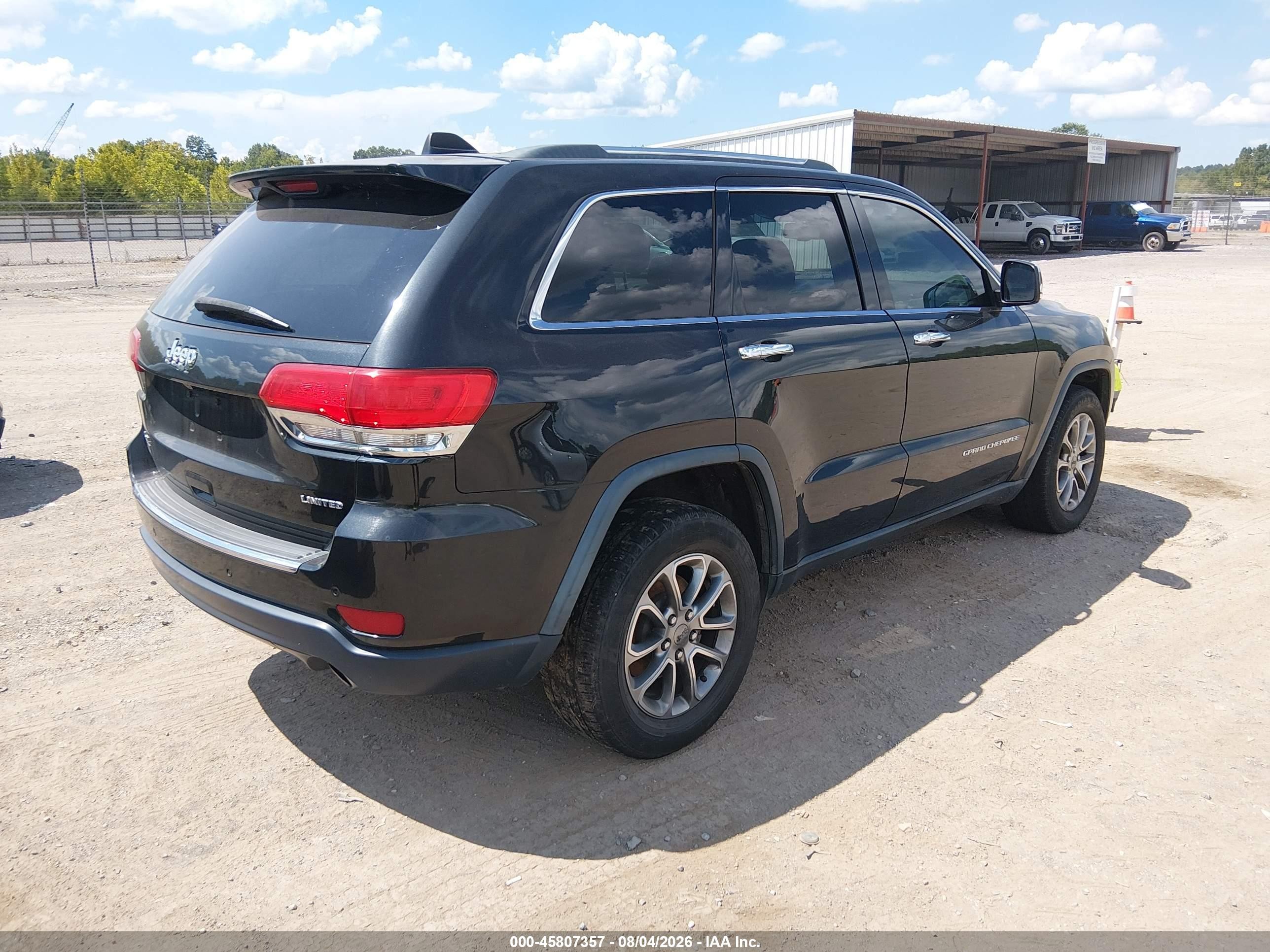 2014 Jeep Grand Cherokee Limited Black vin: 1C4RJFBGXEC199811