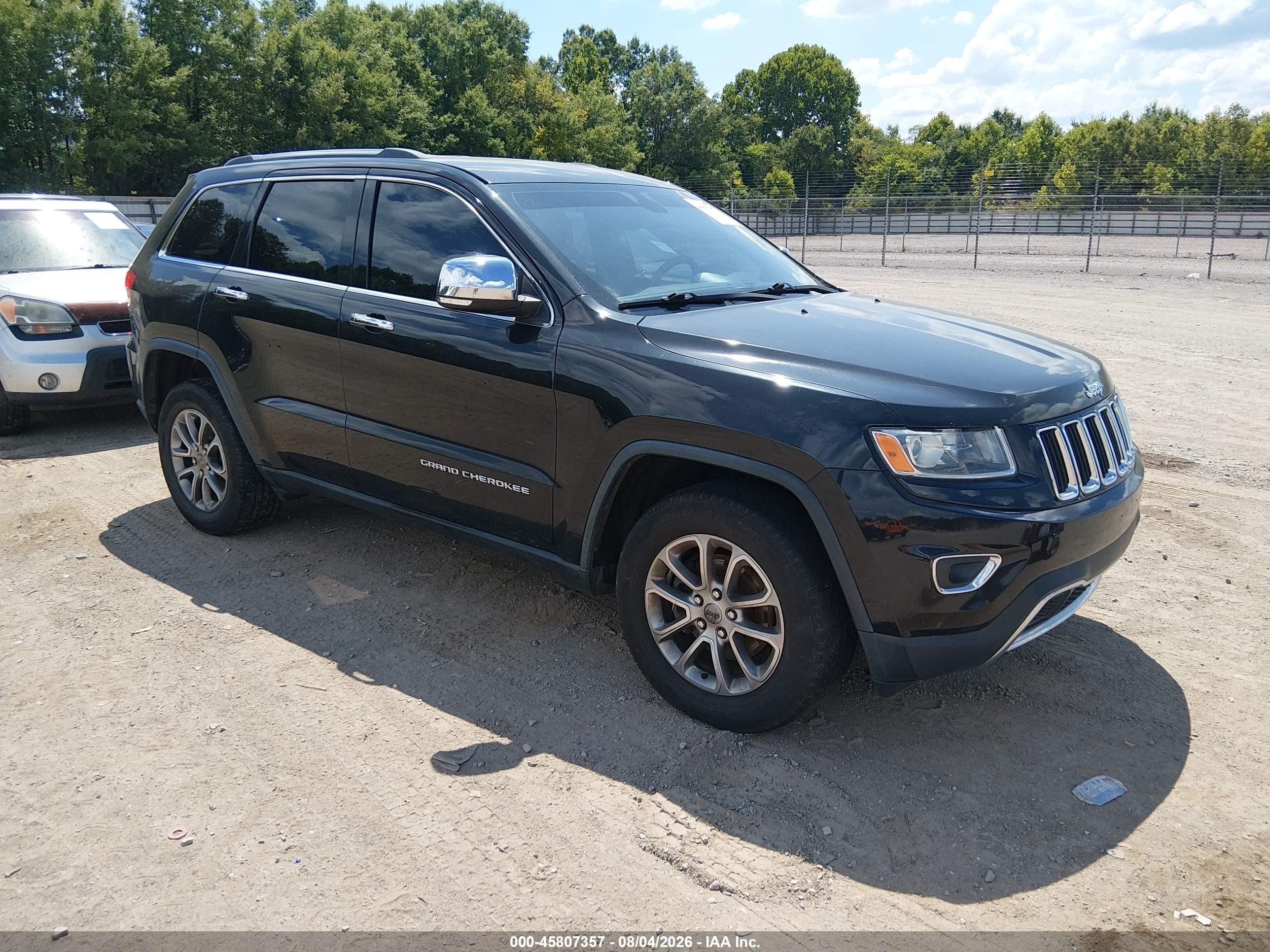 2014 Jeep Grand Cherokee Limited Черный vin: 1C4RJFBGXEC199811