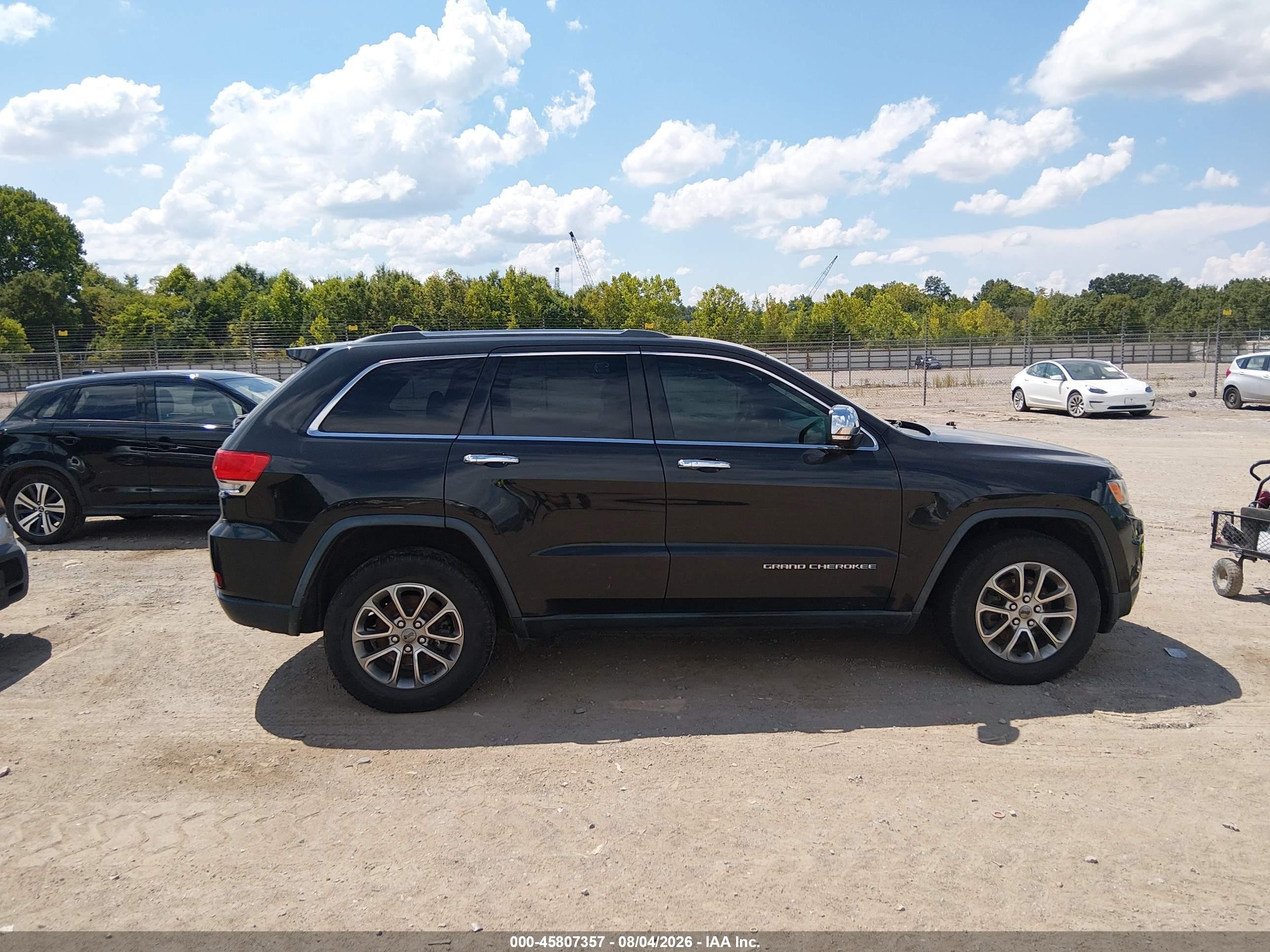 2014 Jeep Grand Cherokee Limited Black vin: 1C4RJFBGXEC199811