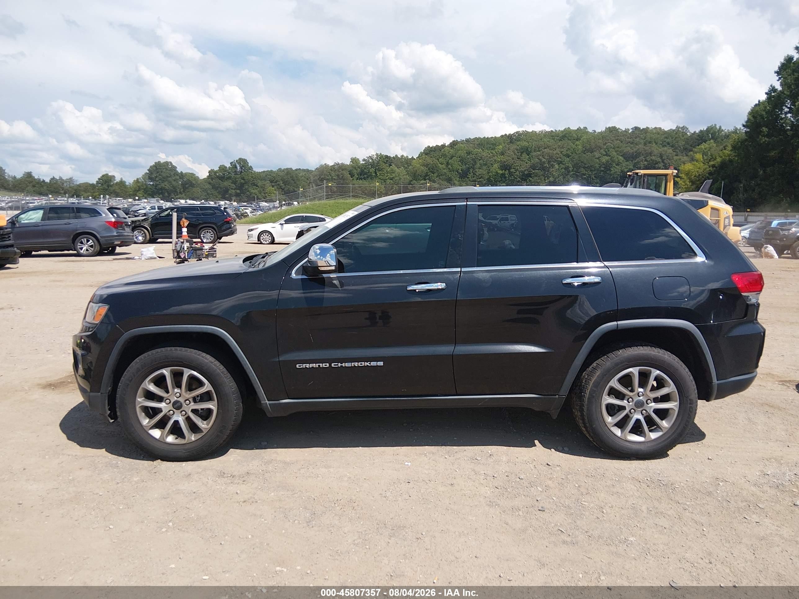 2014 Jeep Grand Cherokee Limited Black vin: 1C4RJFBGXEC199811