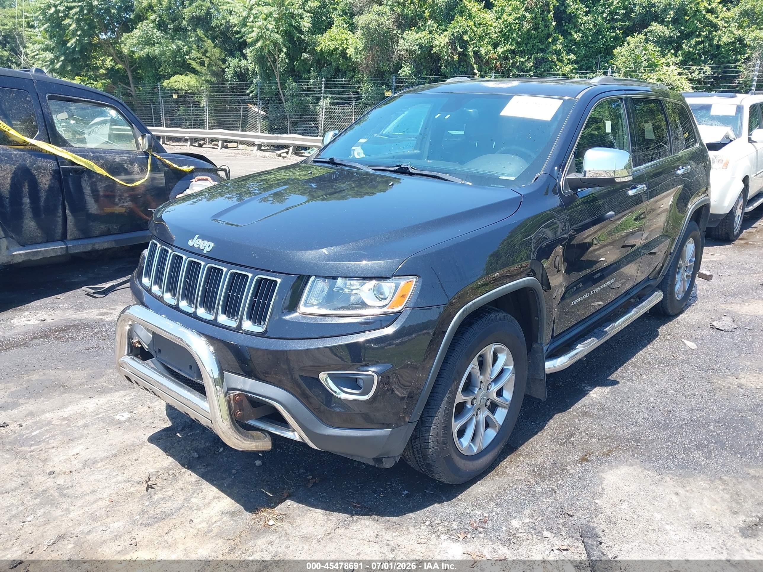 2014 Jeep Grand Cherokee Limited Черный vin: 1C4RJFBGXEC209768