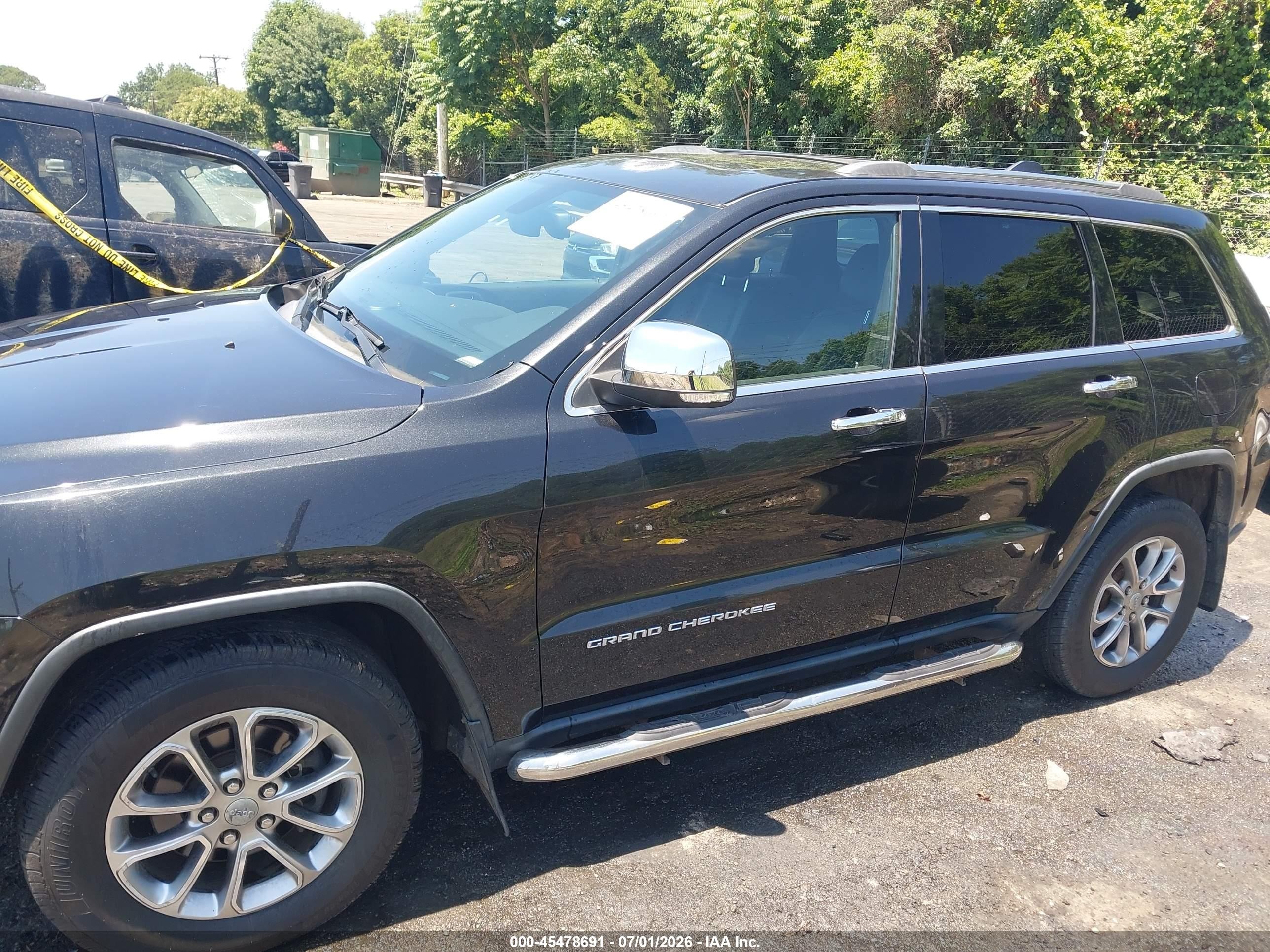 2014 Jeep Grand Cherokee Limited Черный vin: 1C4RJFBGXEC209768