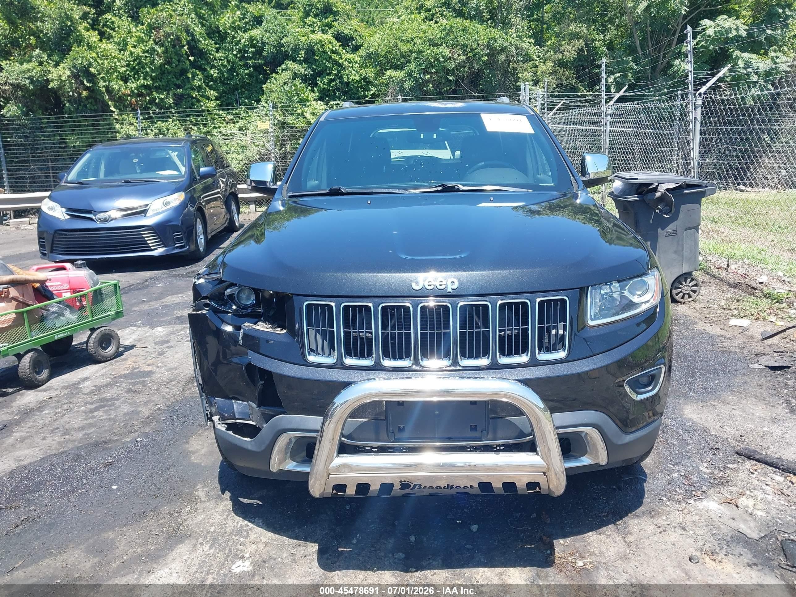 2014 Jeep Grand Cherokee Limited Черный vin: 1C4RJFBGXEC209768