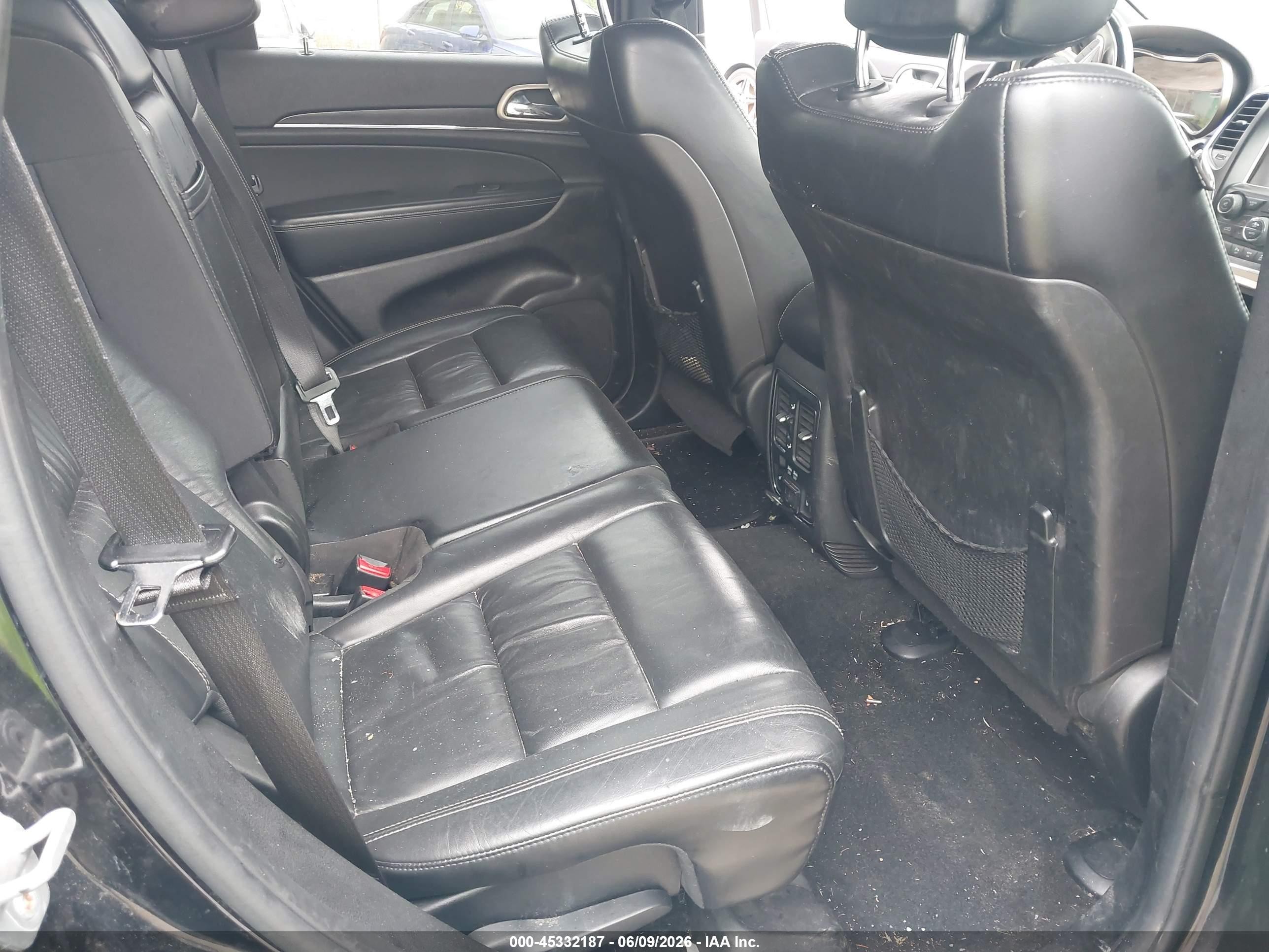 2014 Jeep Grand Cherokee Limited Black vin: 1C4RJFBGXEC254824