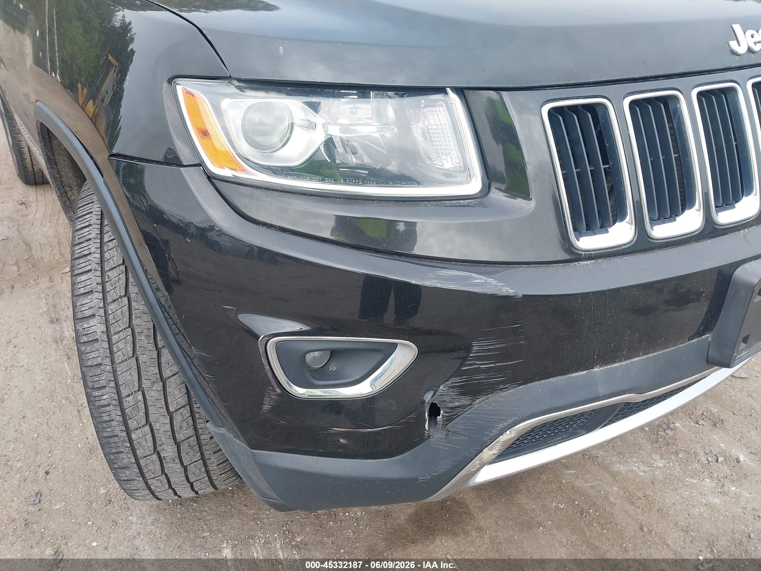 2014 Jeep Grand Cherokee Limited Black vin: 1C4RJFBGXEC254824