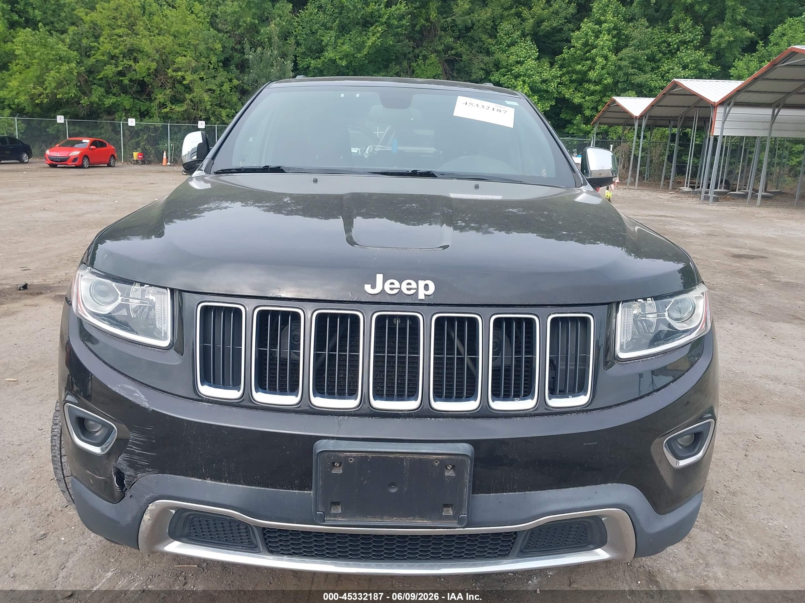 2014 Jeep Grand Cherokee Limited Black vin: 1C4RJFBGXEC254824