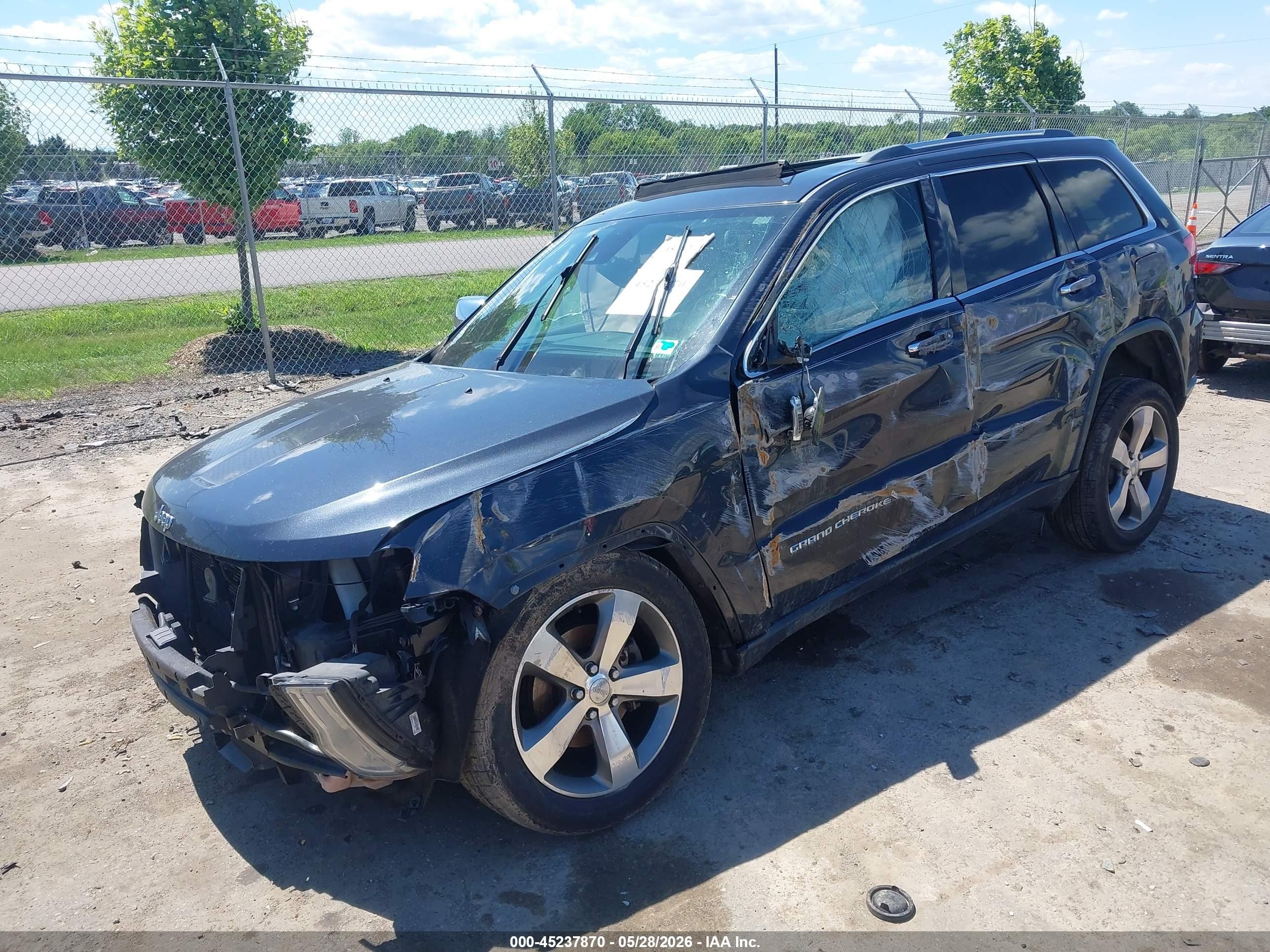2014 Jeep Grand Cherokee Limited Black vin: 1C4RJFBGXEC259943