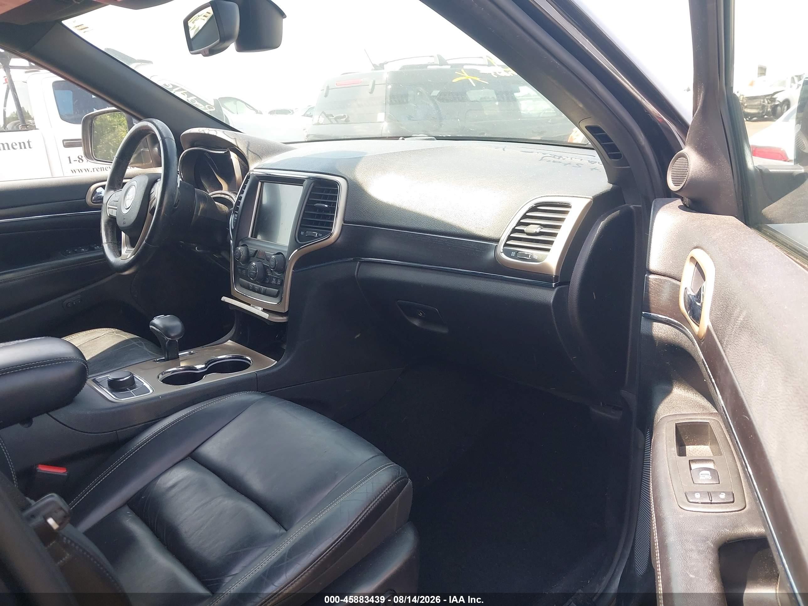 2014 Jeep Grand Cherokee Limited Blue vin: 1C4RJFBGXEC280694