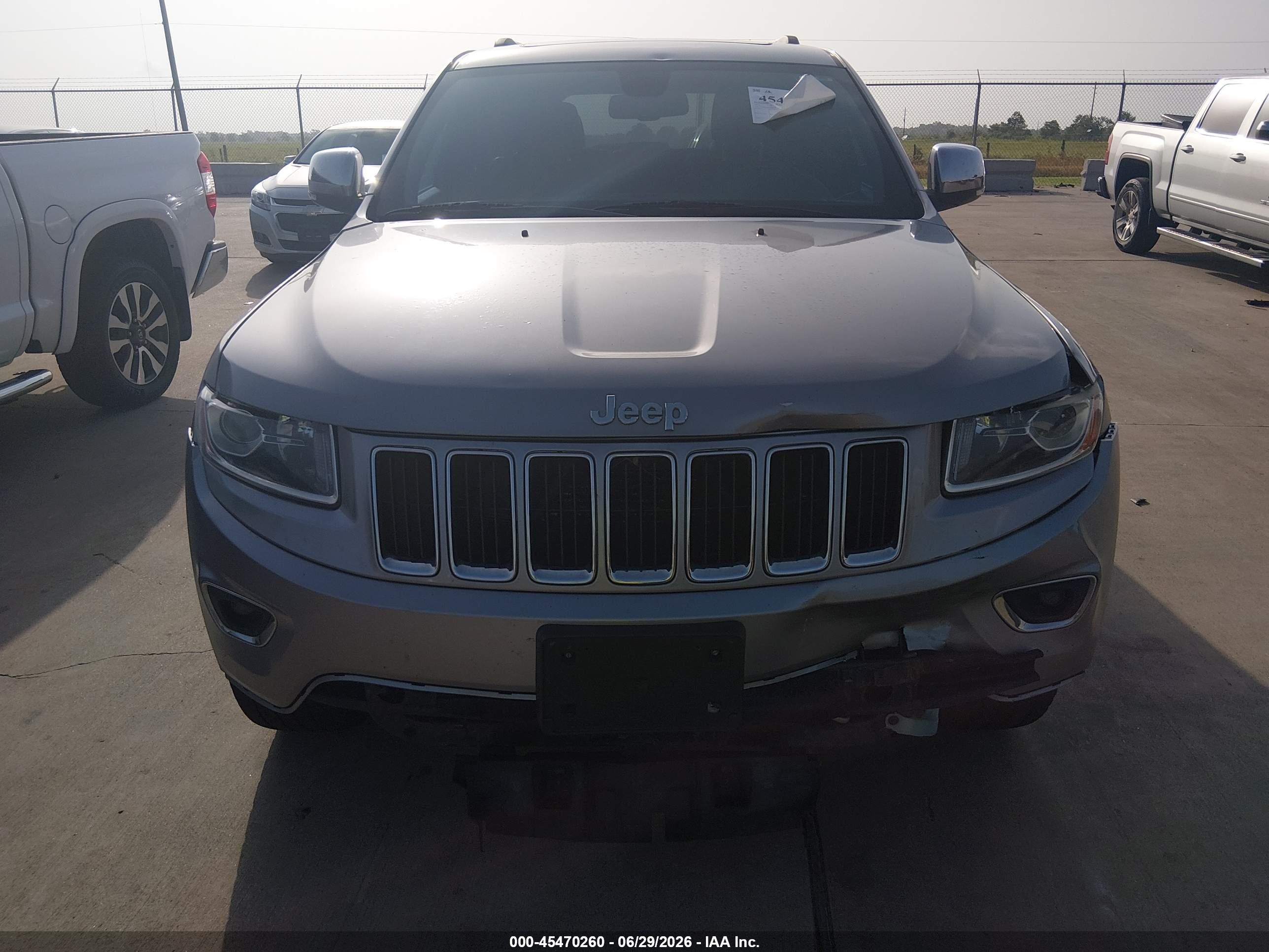 2014 Jeep Grand Cherokee Limited Gray vin: 1C4RJFBGXEC288696