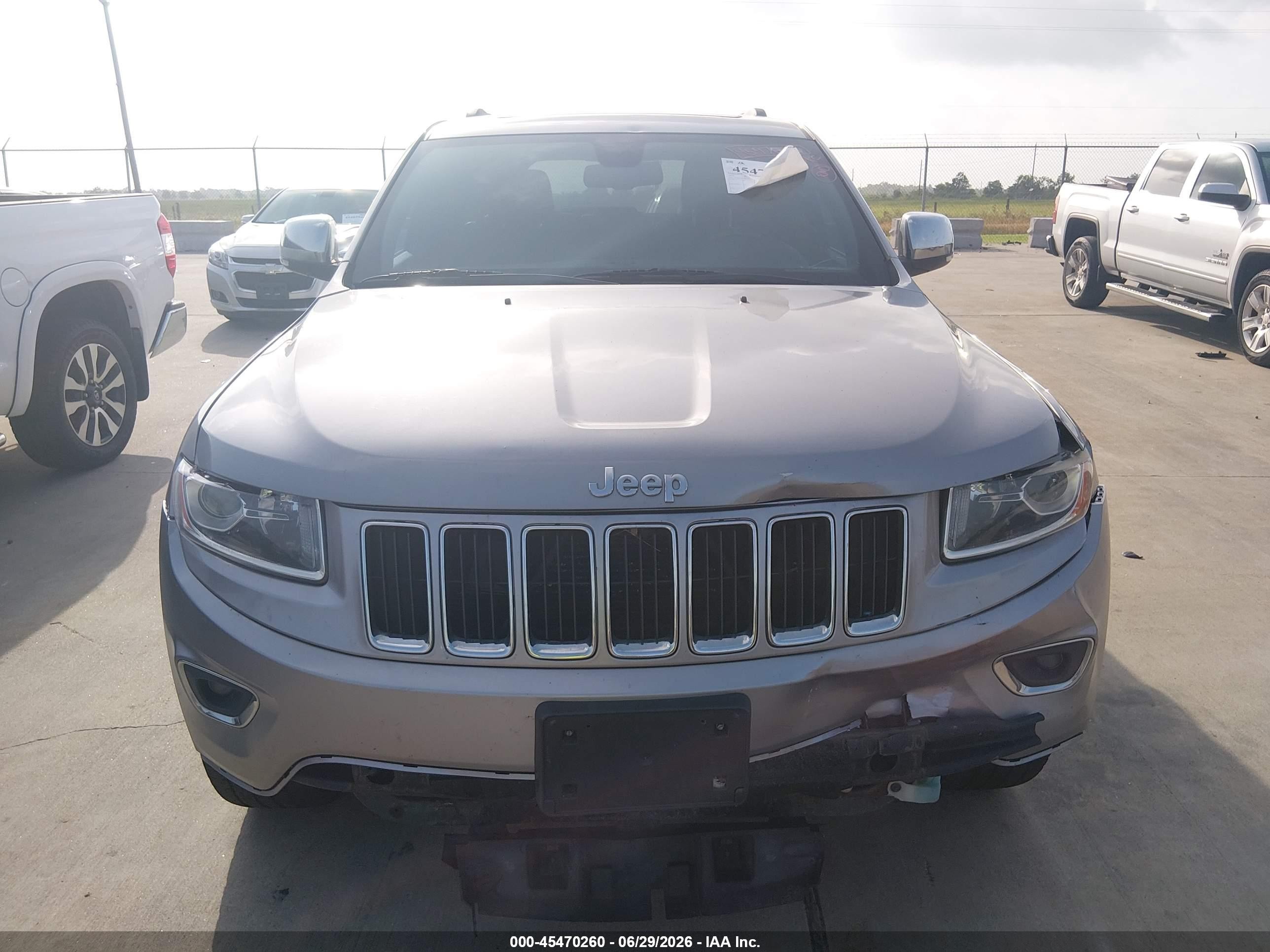 2014 Jeep Grand Cherokee Limited Gray vin: 1C4RJFBGXEC288696