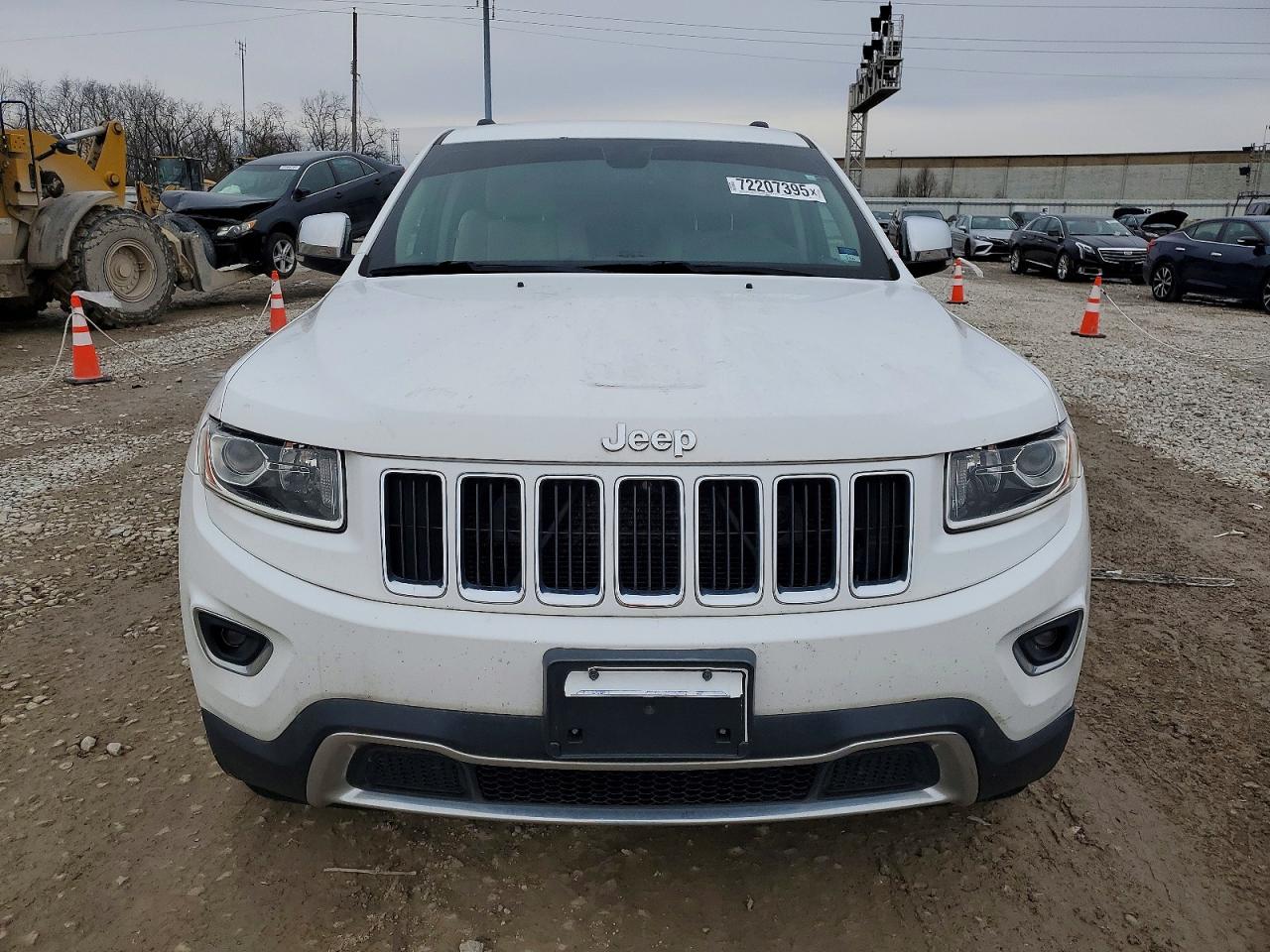 2014 Jeep Grand Cherokee Limited White vin: 1C4RJFBGXEC305948