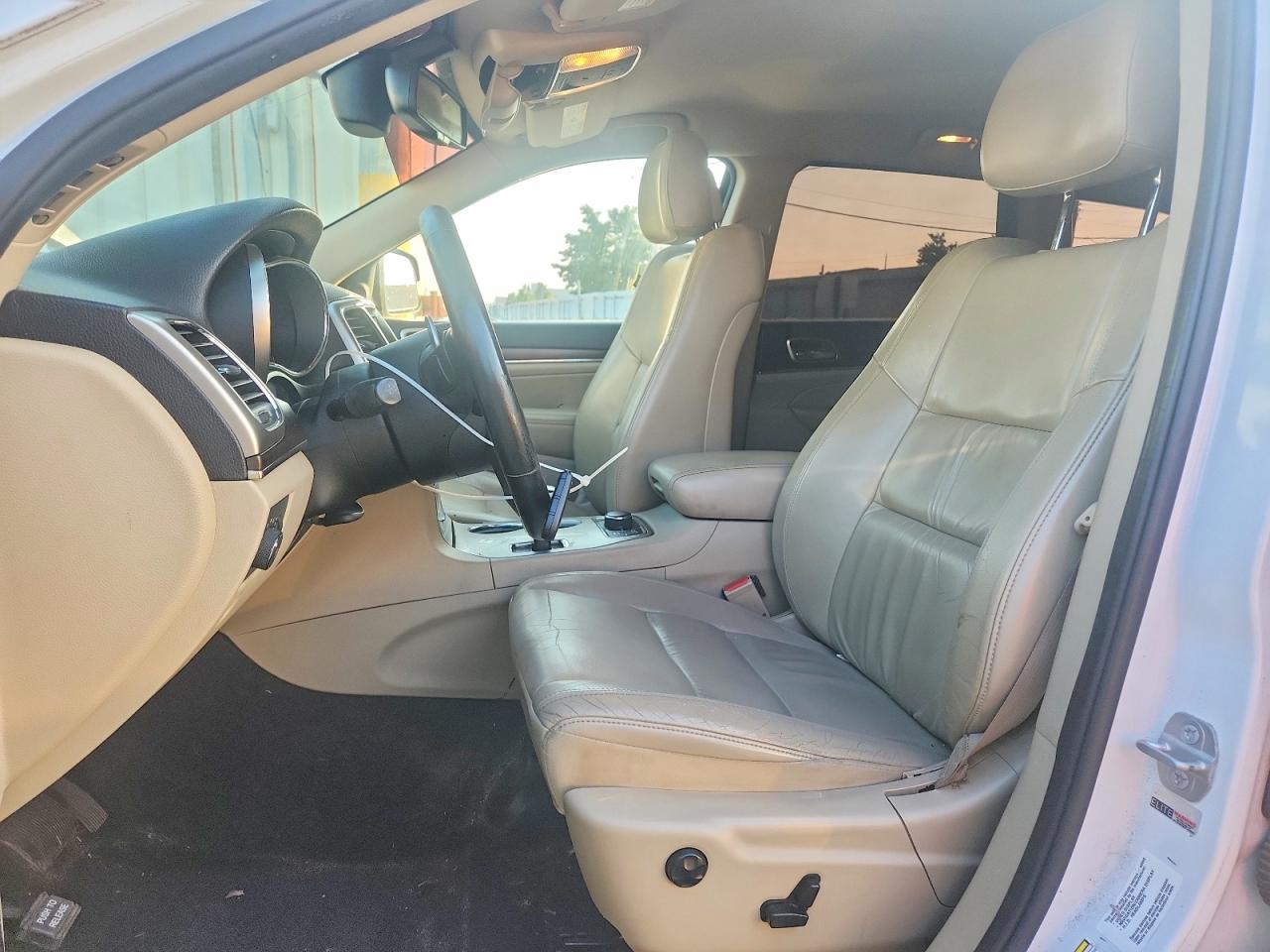 2014 Jeep Grand Cherokee Limited White vin: 1C4RJFBGXEC305948