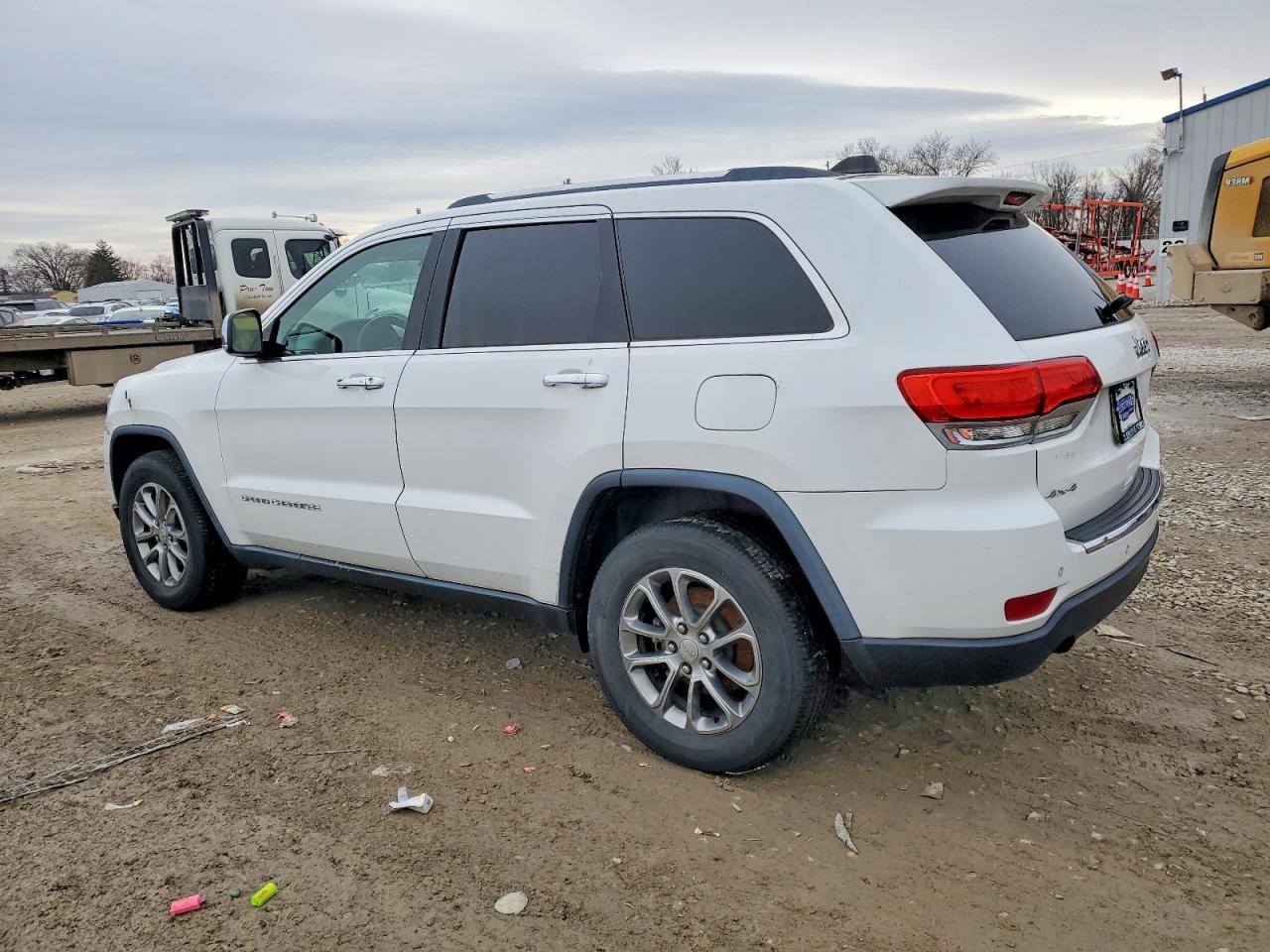 2014 Jeep Grand Cherokee Limited White vin: 1C4RJFBGXEC305948