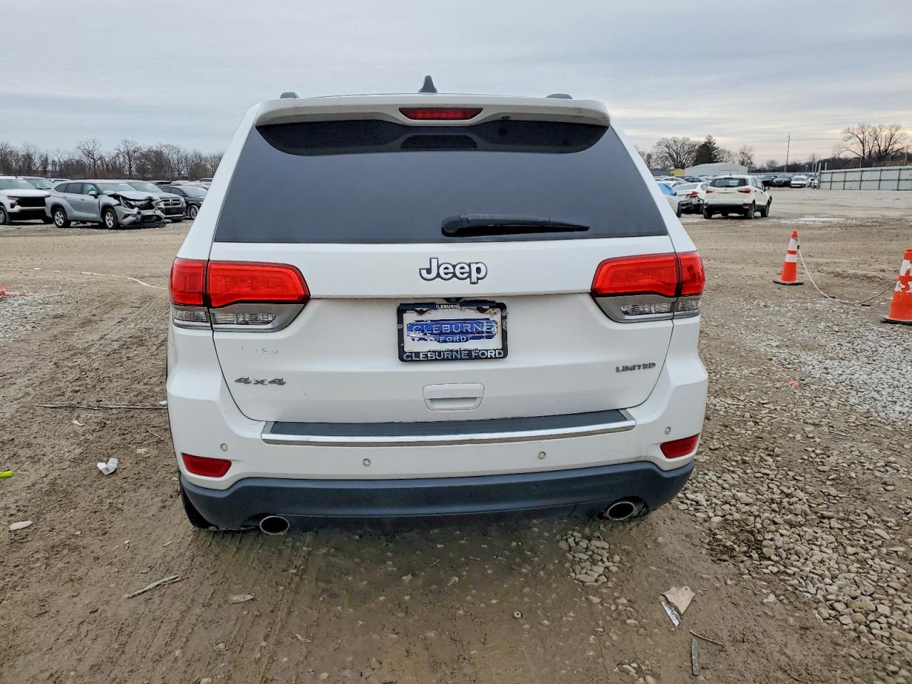 2014 Jeep Grand Cherokee Limited White vin: 1C4RJFBGXEC305948