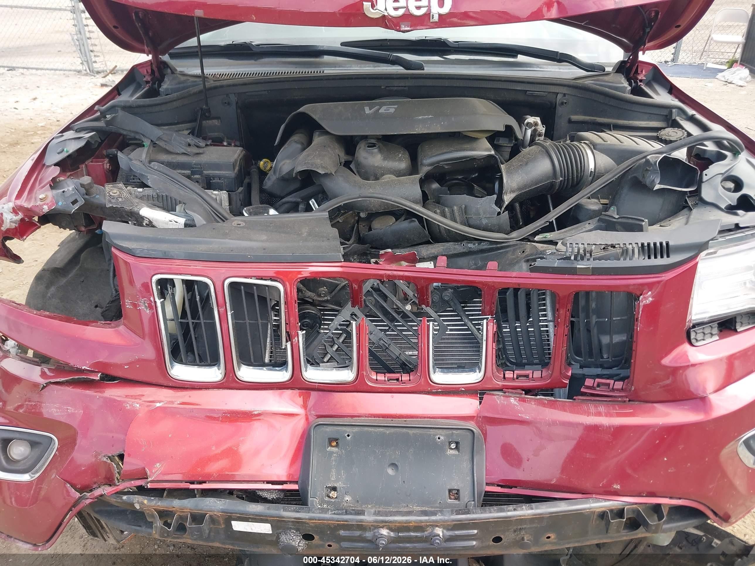 2014 Jeep Grand Cherokee Limited Red vin: 1C4RJFBGXEC328856