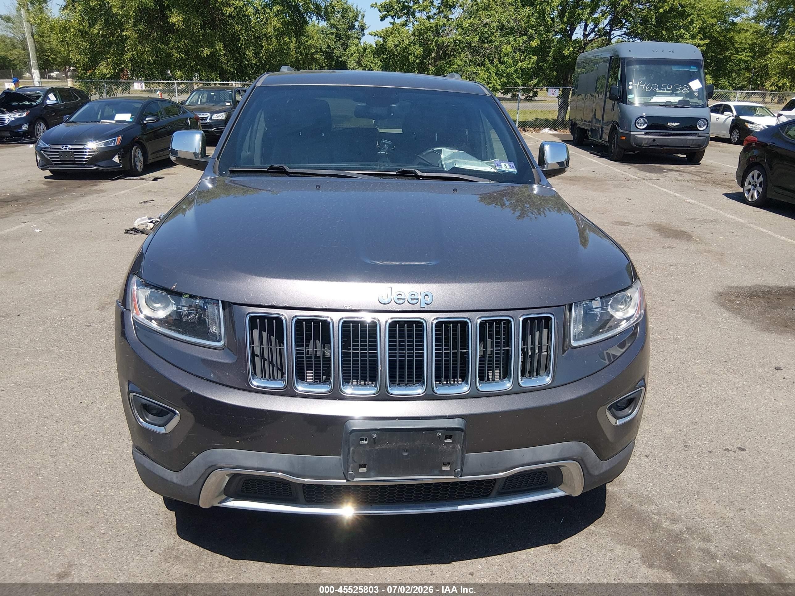 2014 Jeep Grand Cherokee Limited Gray vin: 1C4RJFBGXEC335029