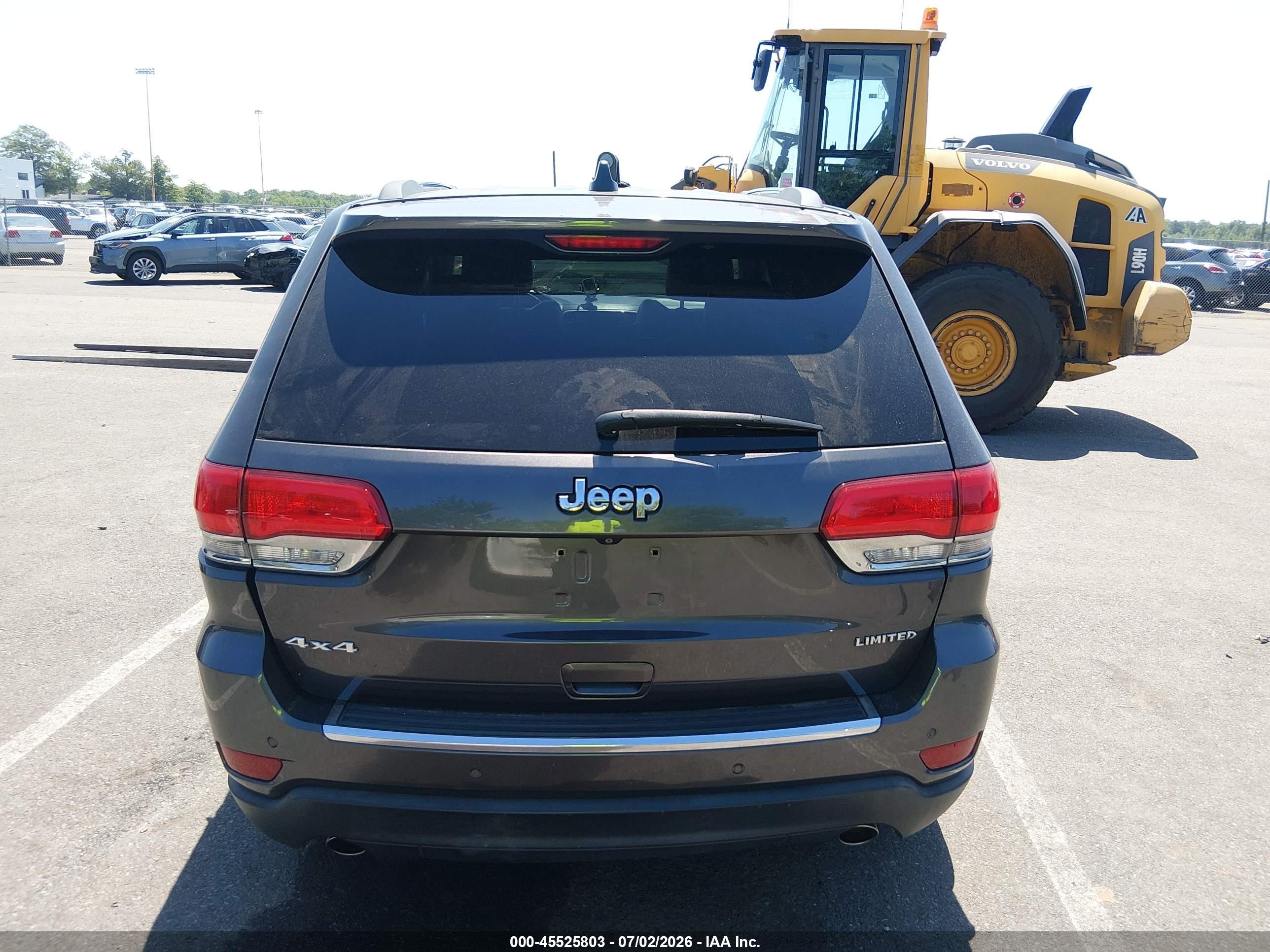 2014 Jeep Grand Cherokee Limited Gray vin: 1C4RJFBGXEC335029
