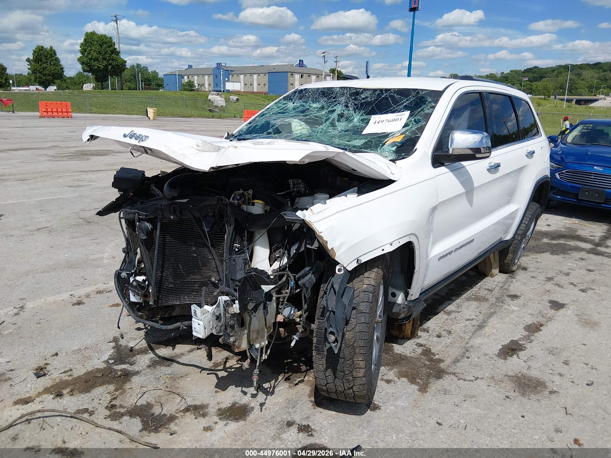 2014 Jeep Grand Cherokee Limited White vin: 1C4RJFBGXEC351022