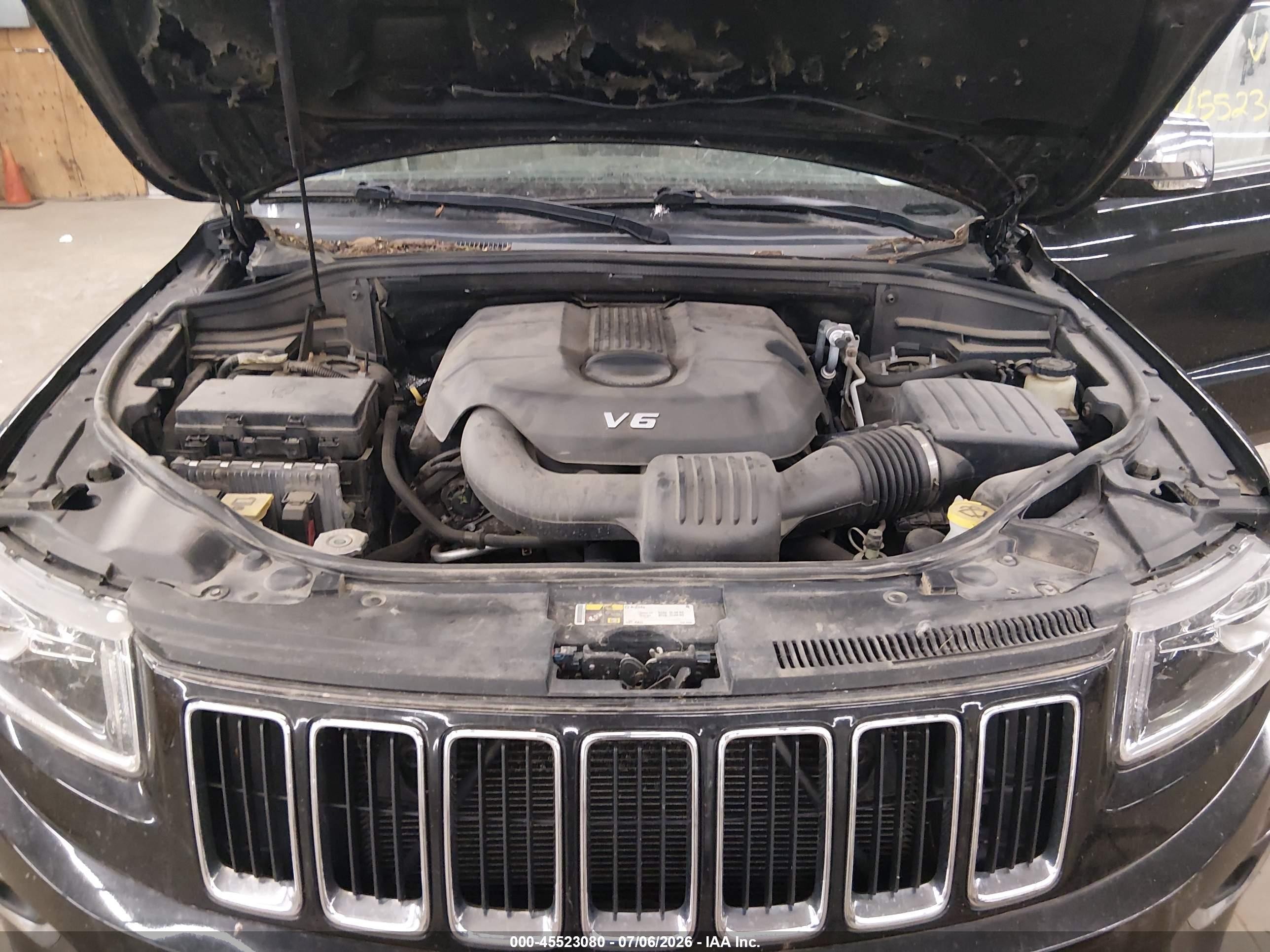 2014 Jeep Grand Cherokee Limited Black vin: 1C4RJFBGXEC355930