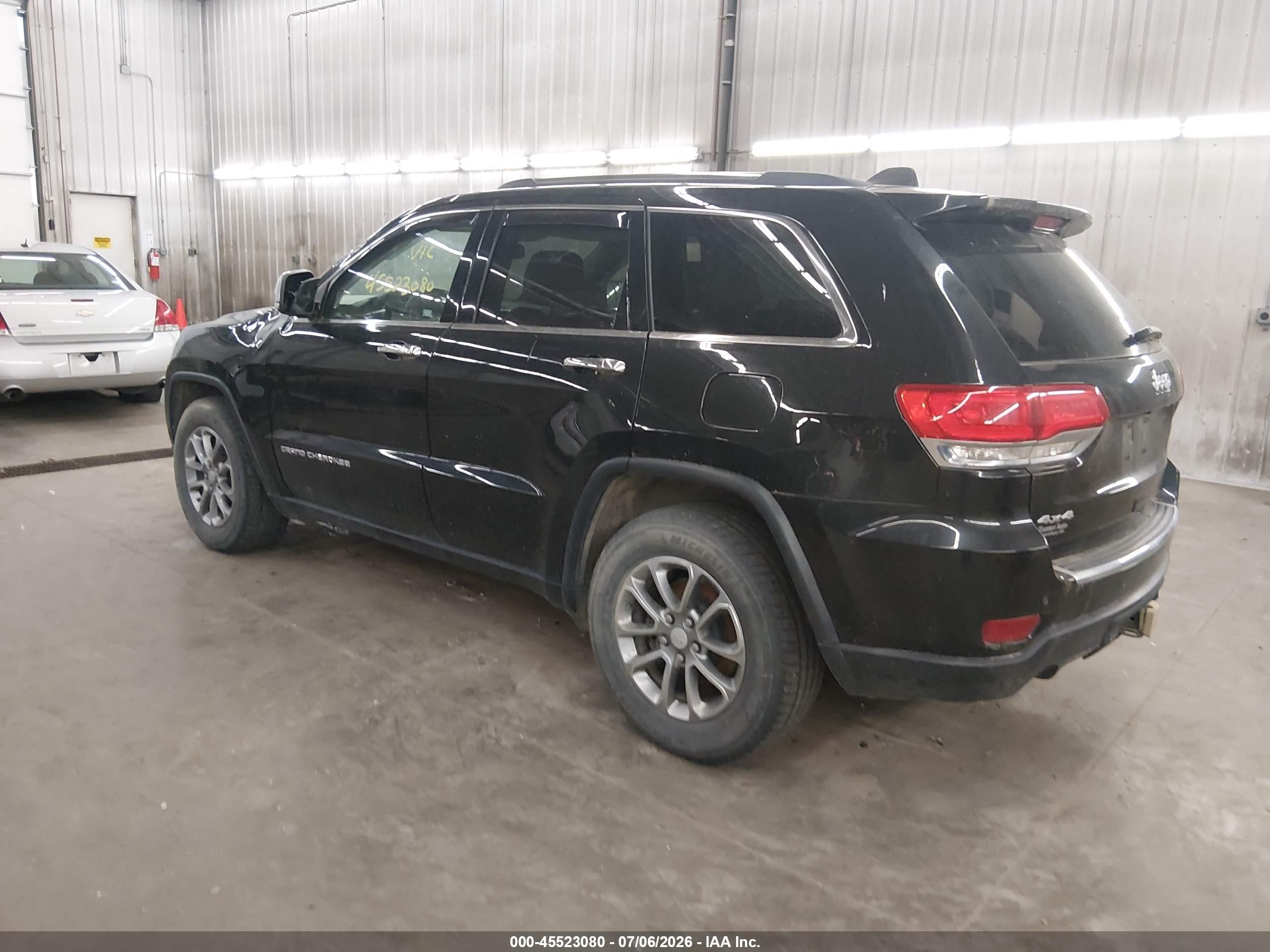 2014 Jeep Grand Cherokee Limited Black vin: 1C4RJFBGXEC355930