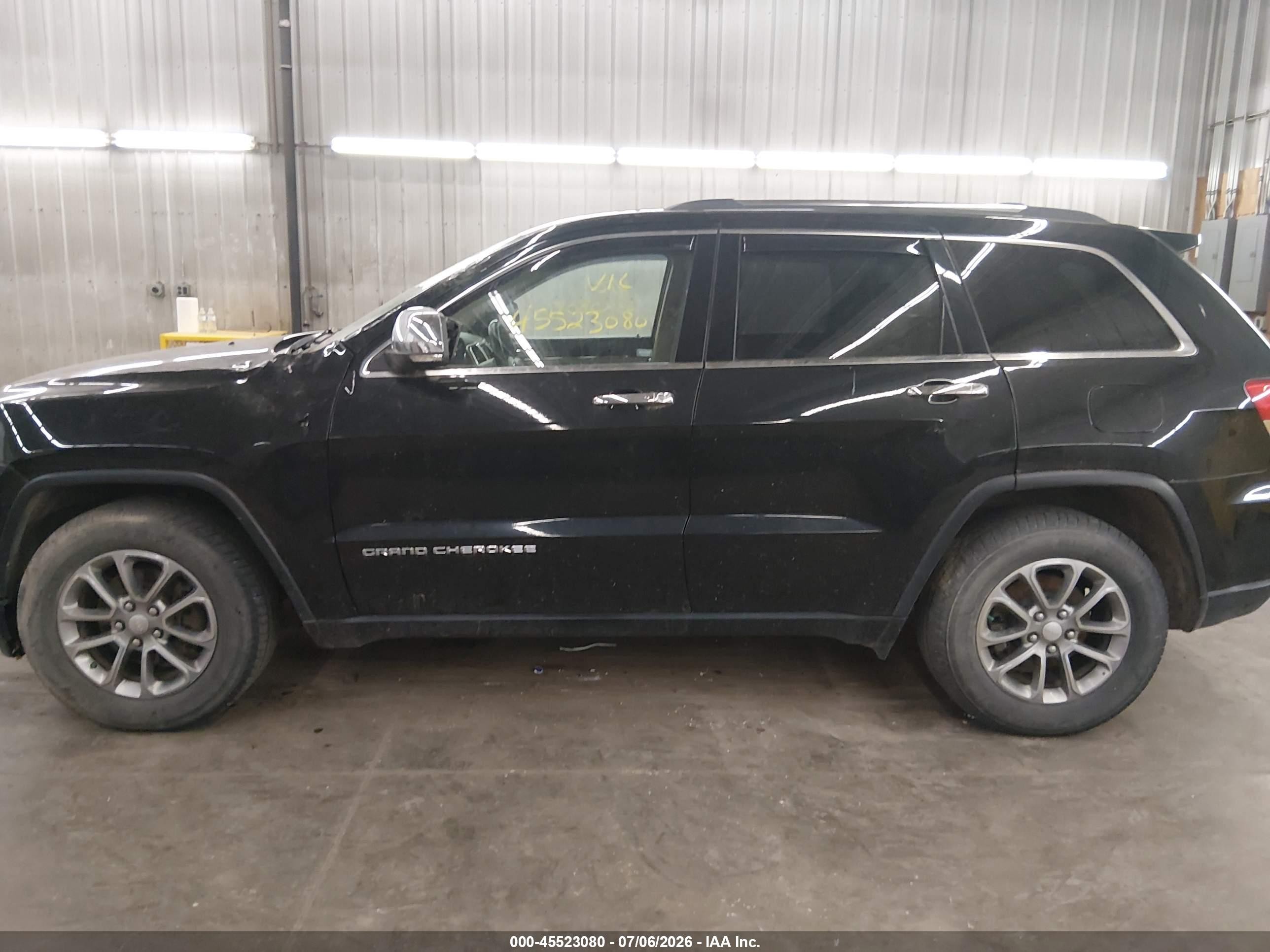 2014 Jeep Grand Cherokee Limited Black vin: 1C4RJFBGXEC355930