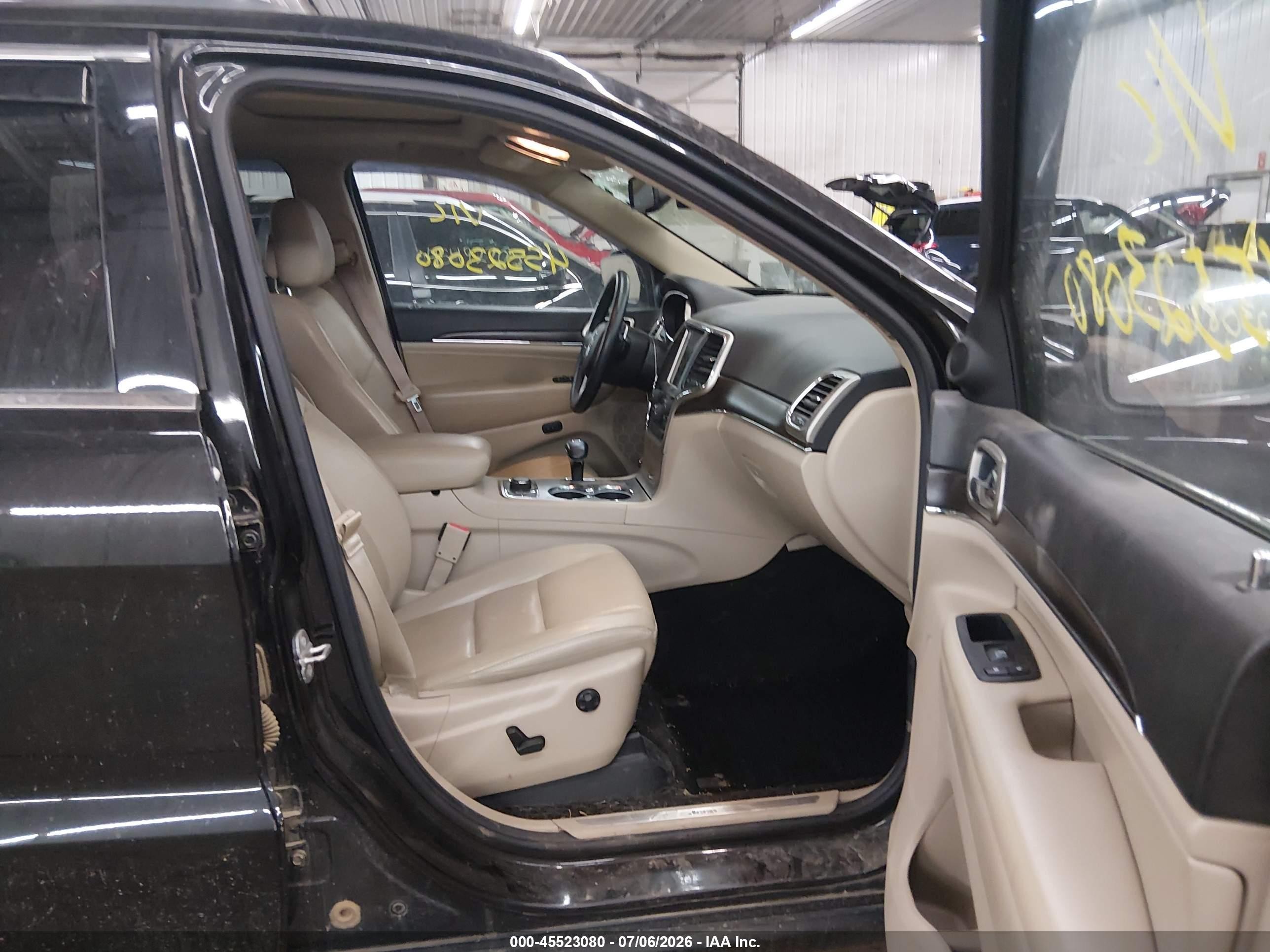 2014 Jeep Grand Cherokee Limited Black vin: 1C4RJFBGXEC355930