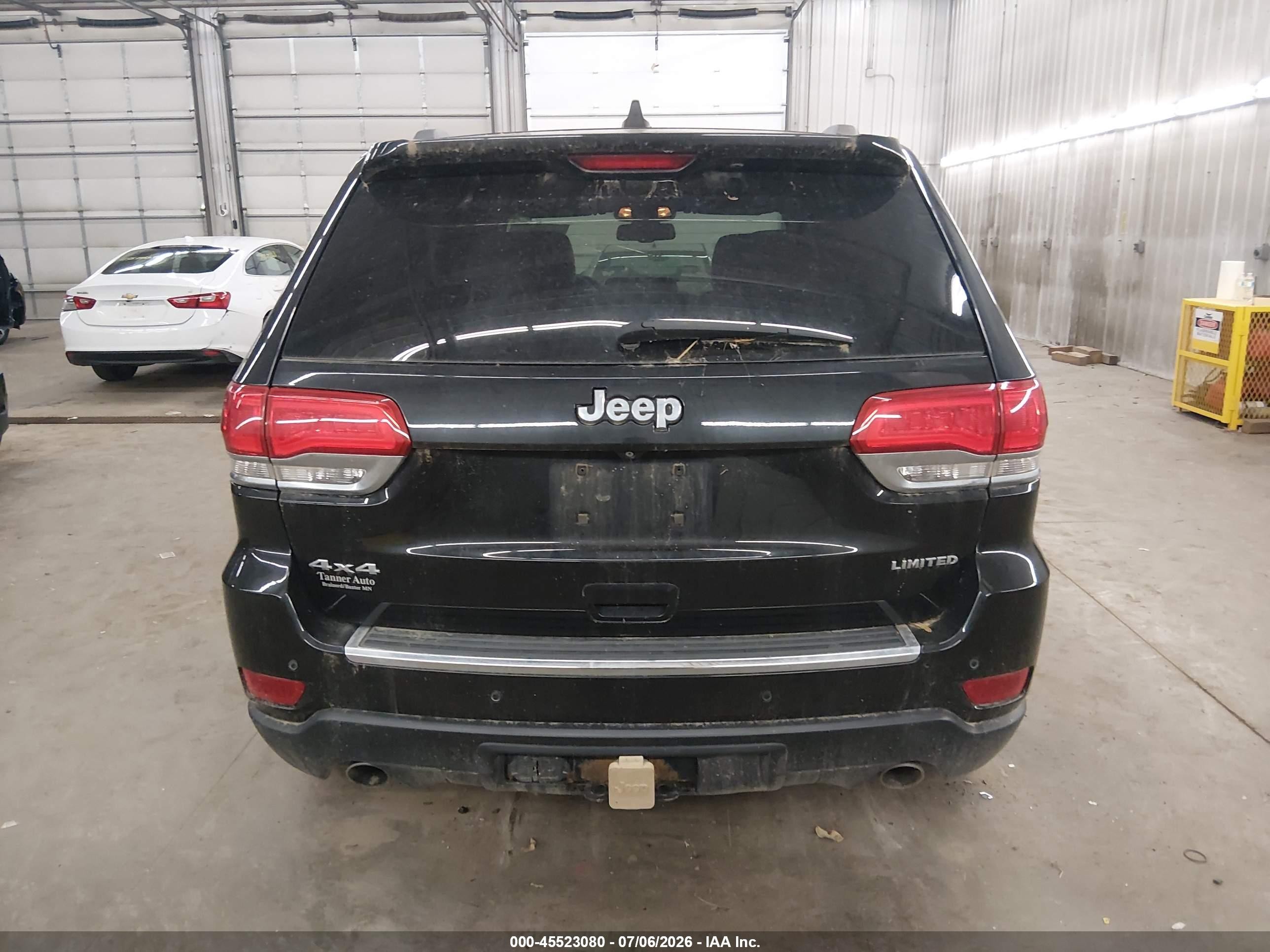 2014 Jeep Grand Cherokee Limited Black vin: 1C4RJFBGXEC355930