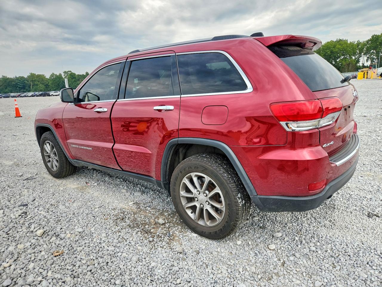 2014 Jeep Grand Cherokee Limited Red vin: 1C4RJFBGXEC377068