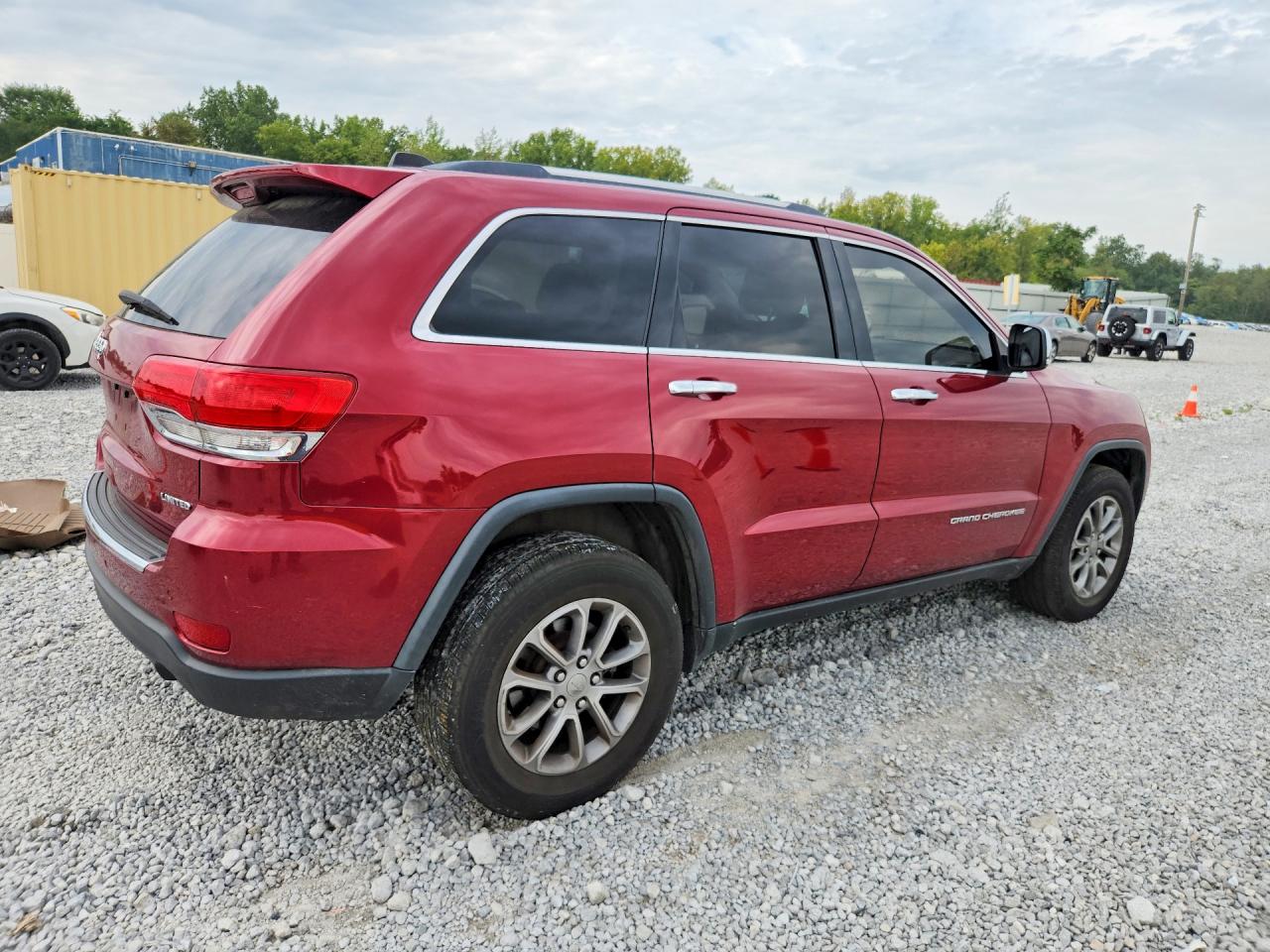 2014 Jeep Grand Cherokee Limited Red vin: 1C4RJFBGXEC377068
