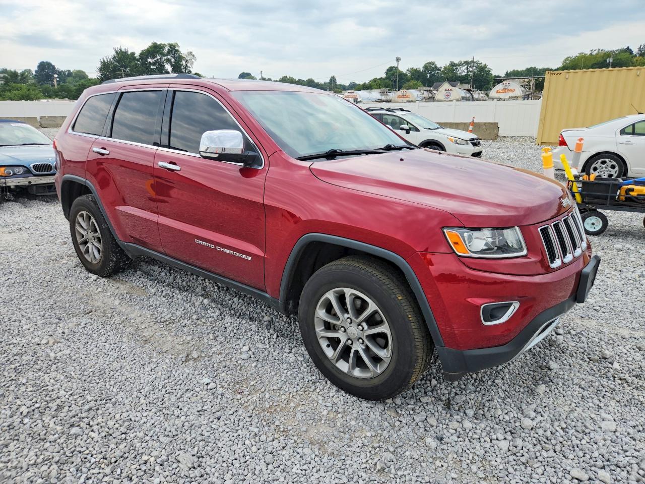 2014 Jeep Grand Cherokee Limited Red vin: 1C4RJFBGXEC377068