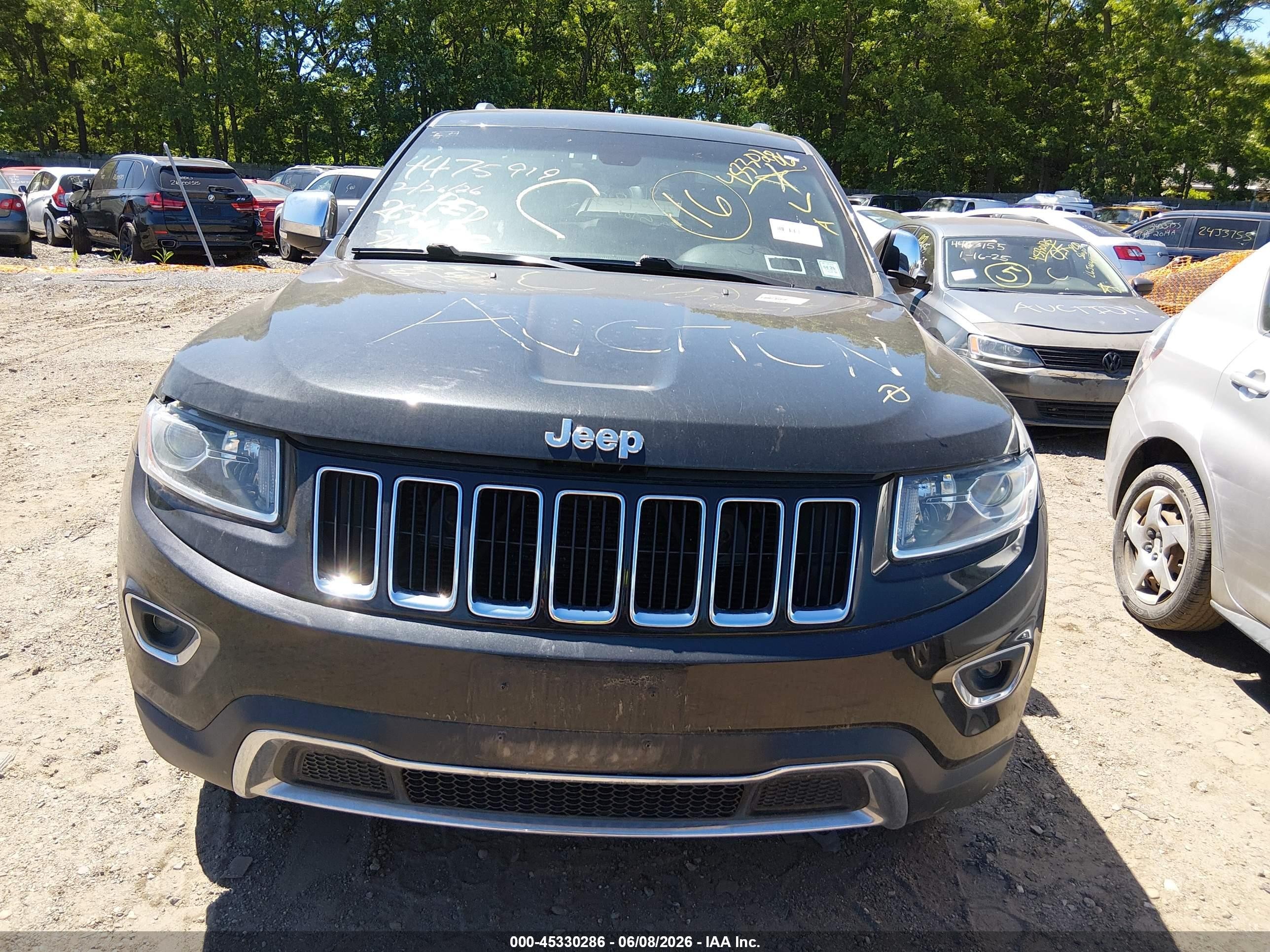 2014 Jeep Grand Cherokee Limited Черный vin: 1C4RJFBGXEC379130