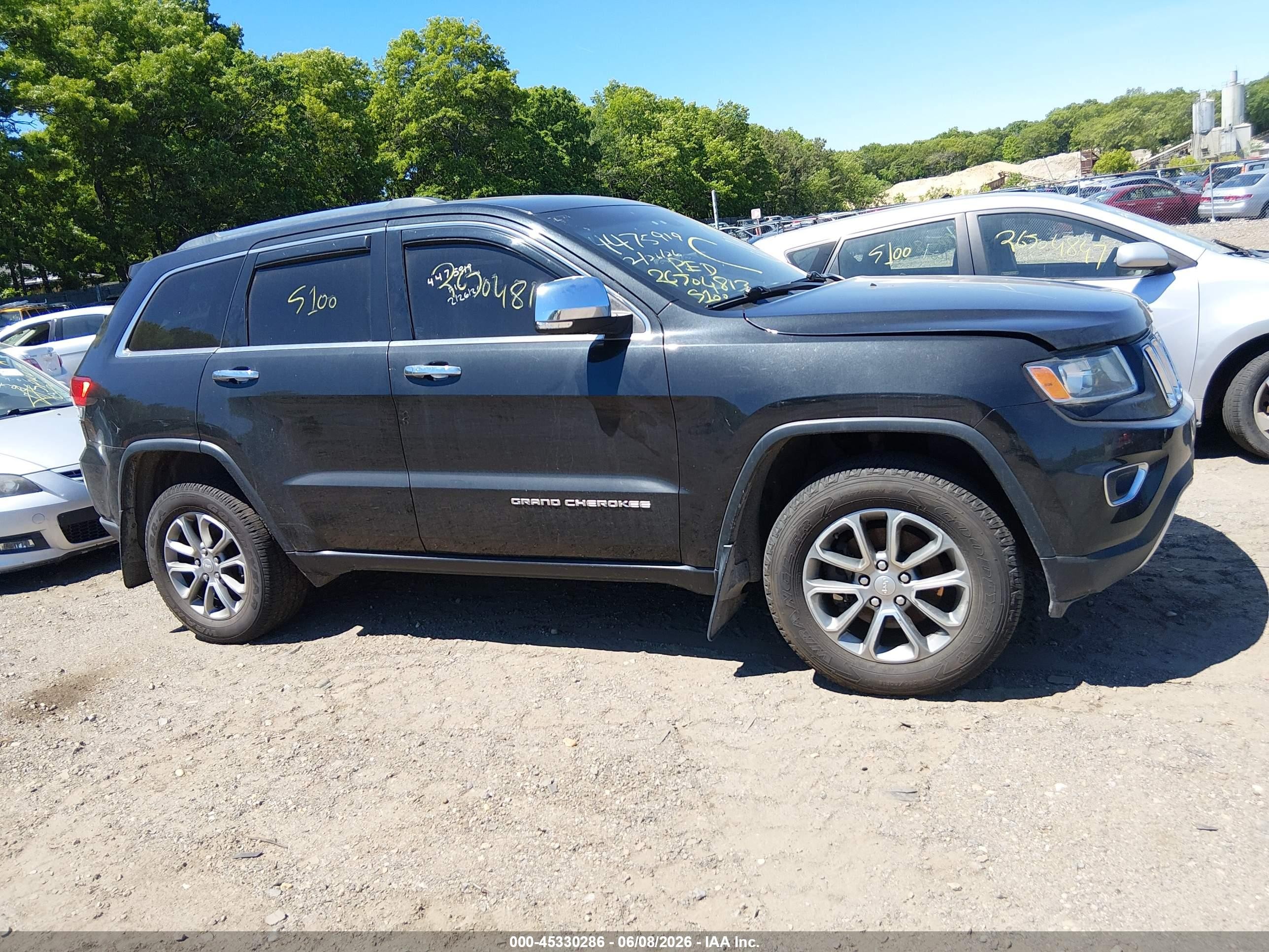 2014 Jeep Grand Cherokee Limited Черный vin: 1C4RJFBGXEC379130