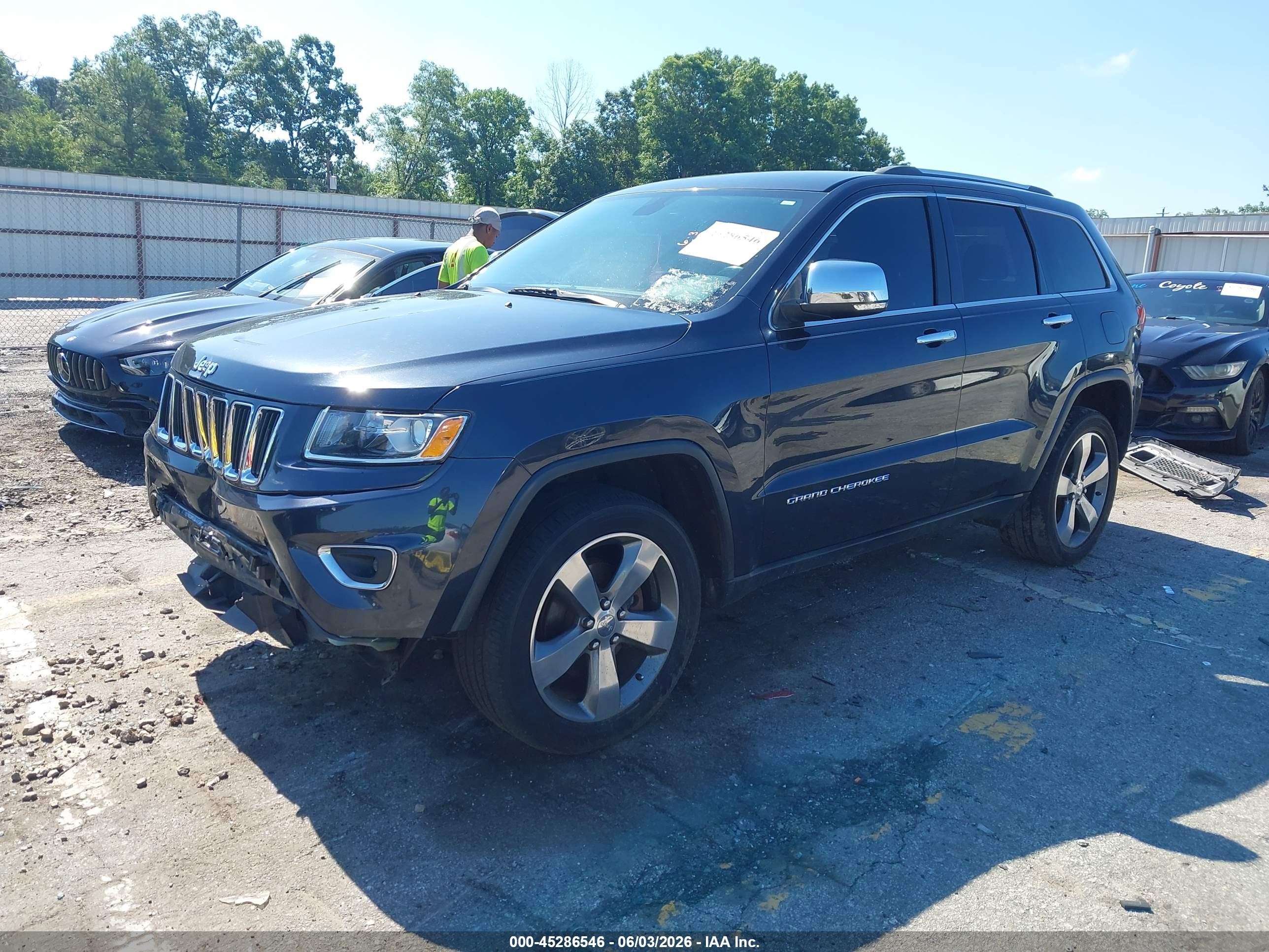 2014 Jeep Grand Cherokee Limited Black vin: 1C4RJFBGXEC400042