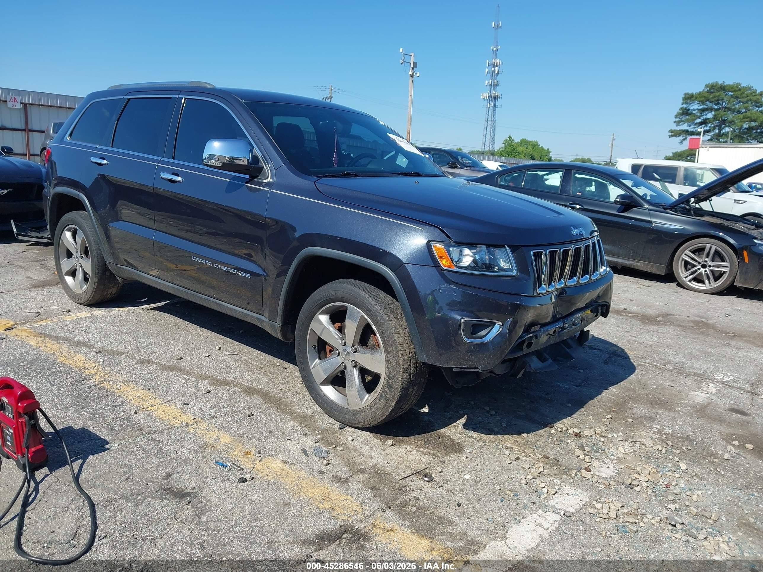 2014 Jeep Grand Cherokee Limited Black vin: 1C4RJFBGXEC400042