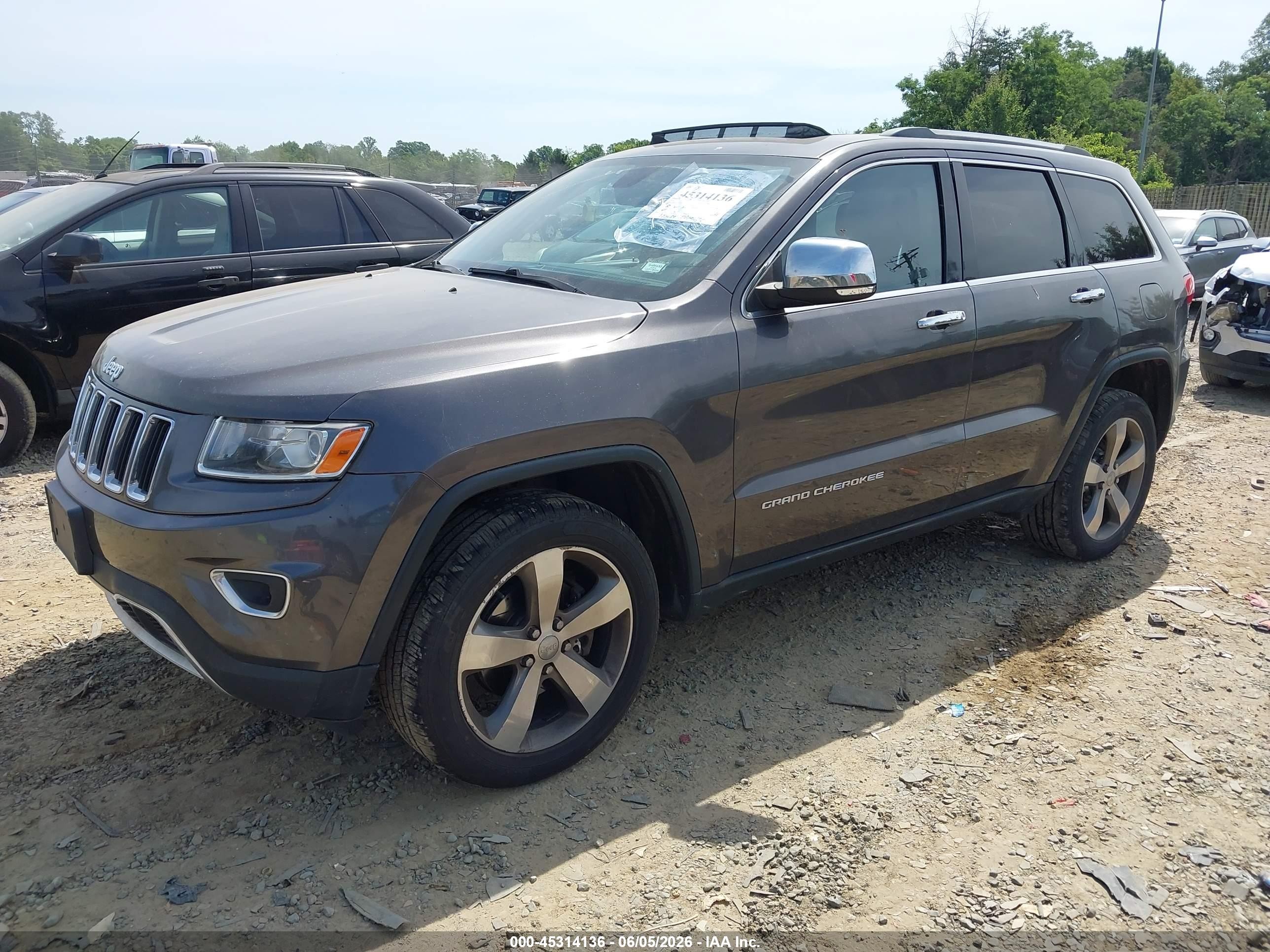 2014 Jeep Grand Cherokee Limited Dark Brown vin: 1C4RJFBGXEC400624