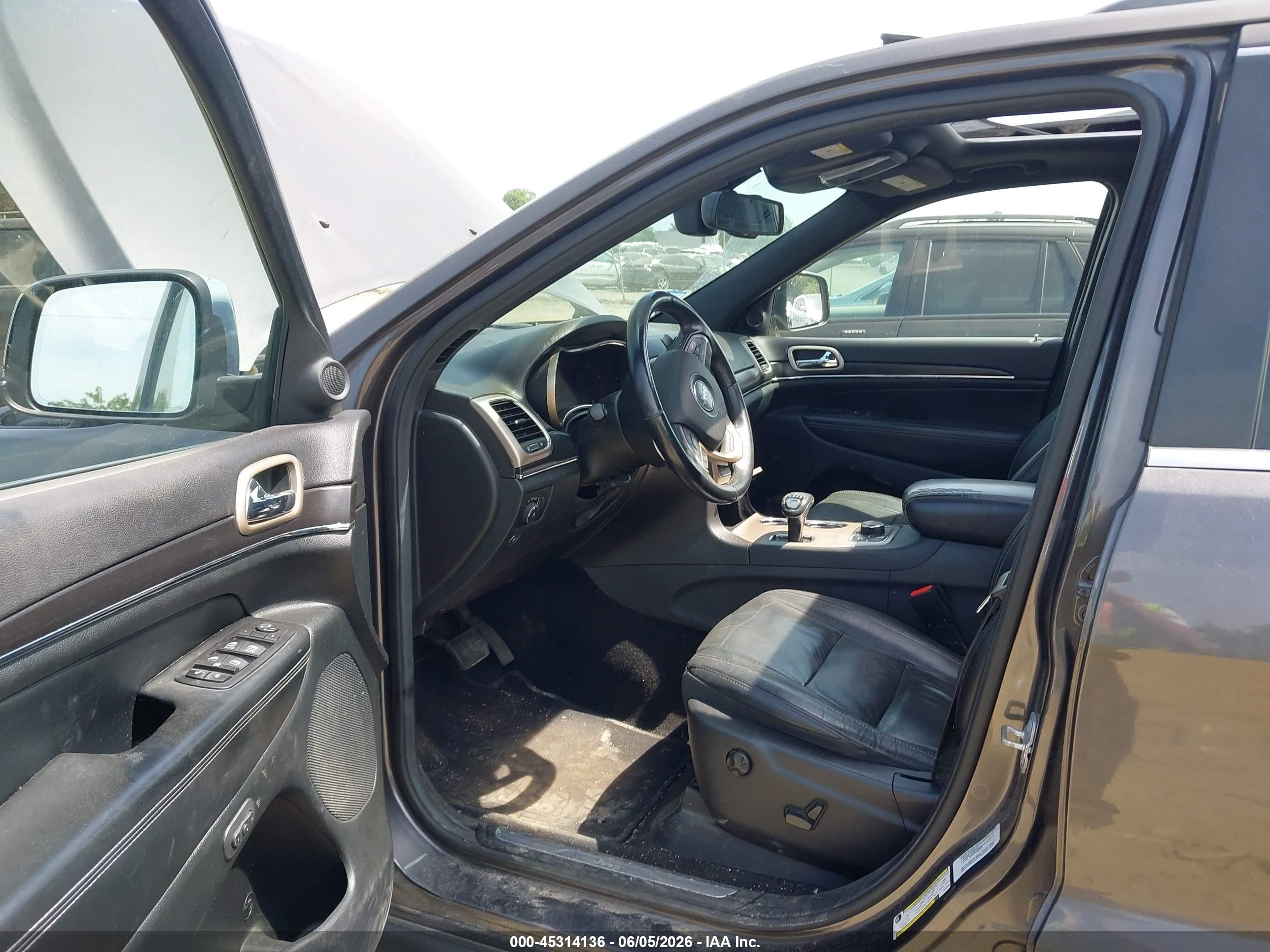 2014 Jeep Grand Cherokee Limited Dark Brown vin: 1C4RJFBGXEC400624