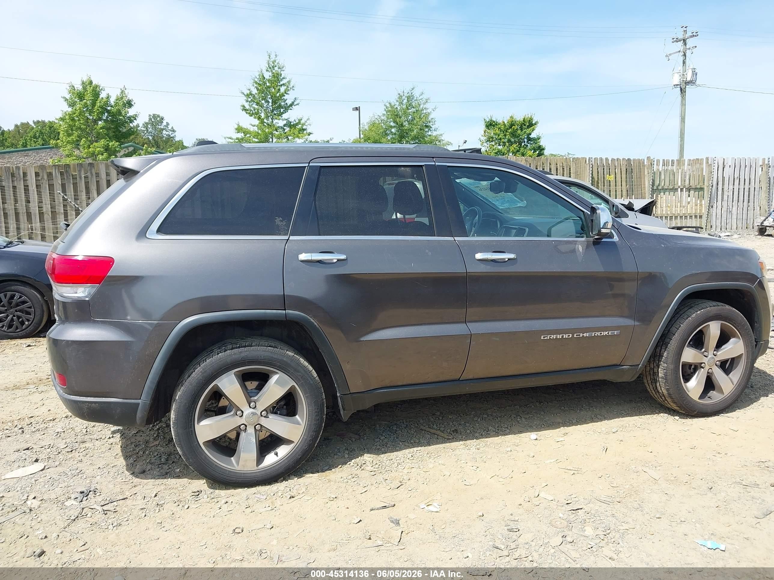 2014 Jeep Grand Cherokee Limited Dark Brown vin: 1C4RJFBGXEC400624