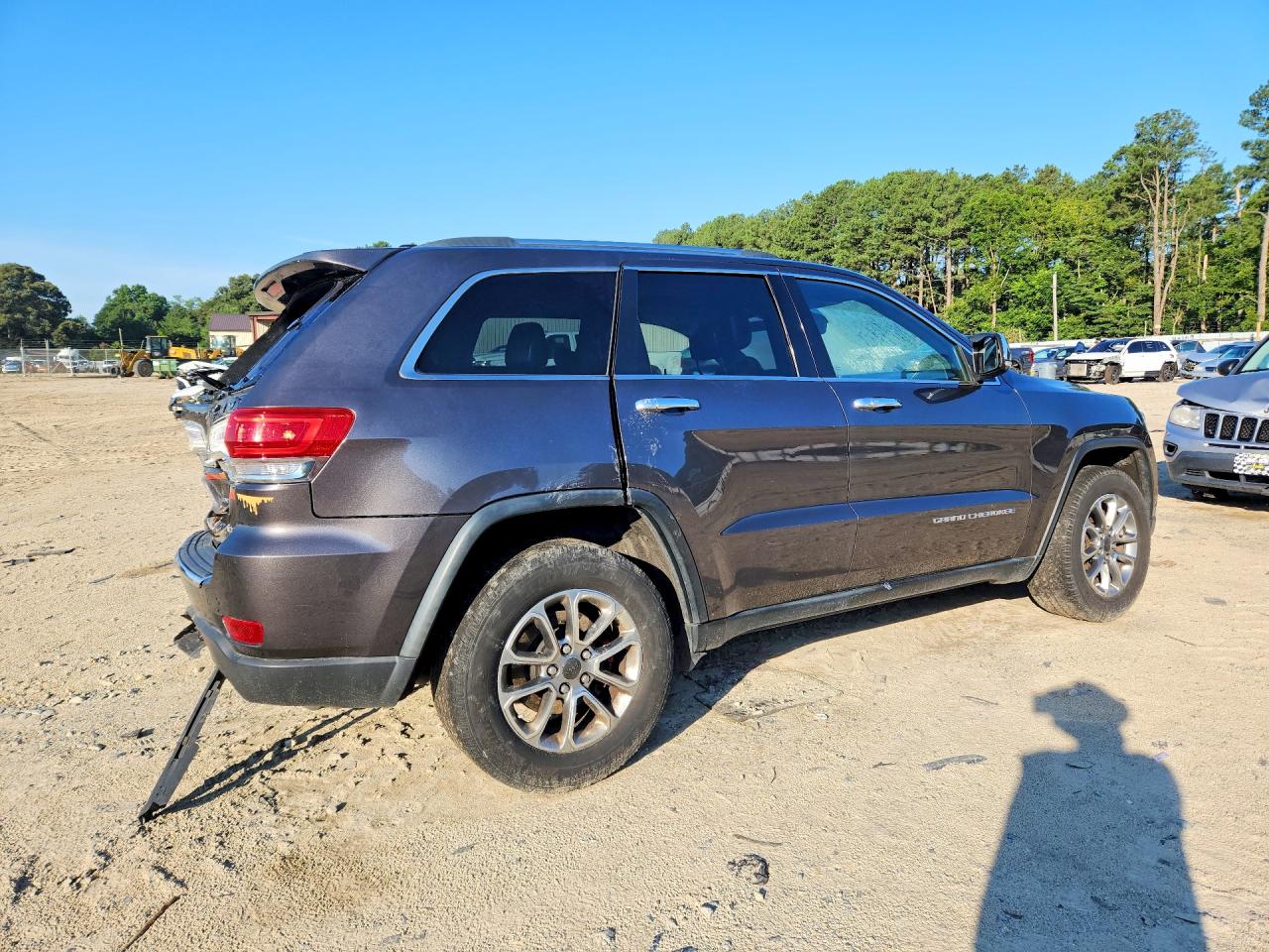 2014 Jeep Grand Cherokee Limited Gray vin: 1C4RJFBGXEC482189